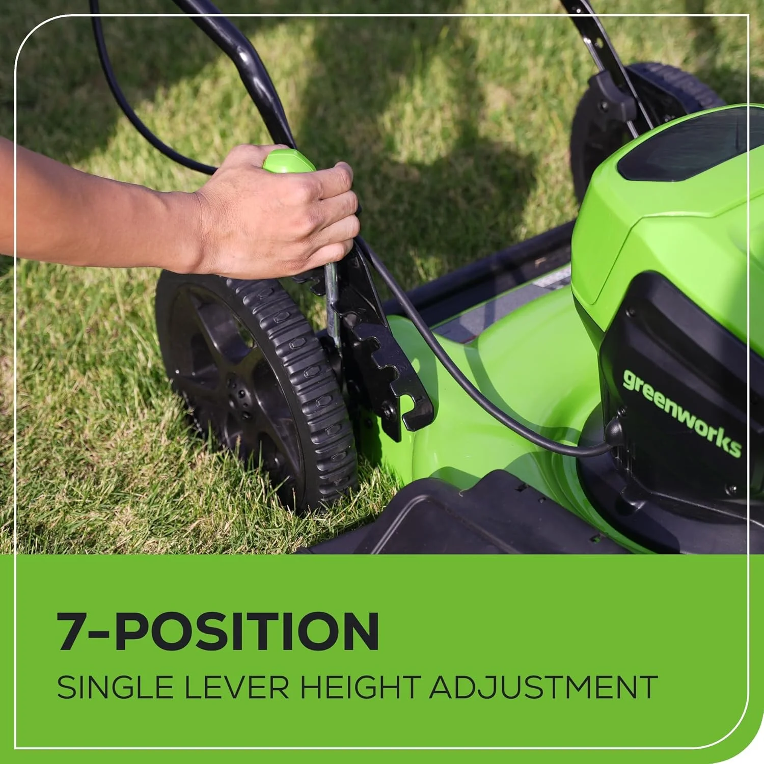 40V 19�� BL Lawn Mower, 5.0Ah USB Battery and Charger Included - Image 6