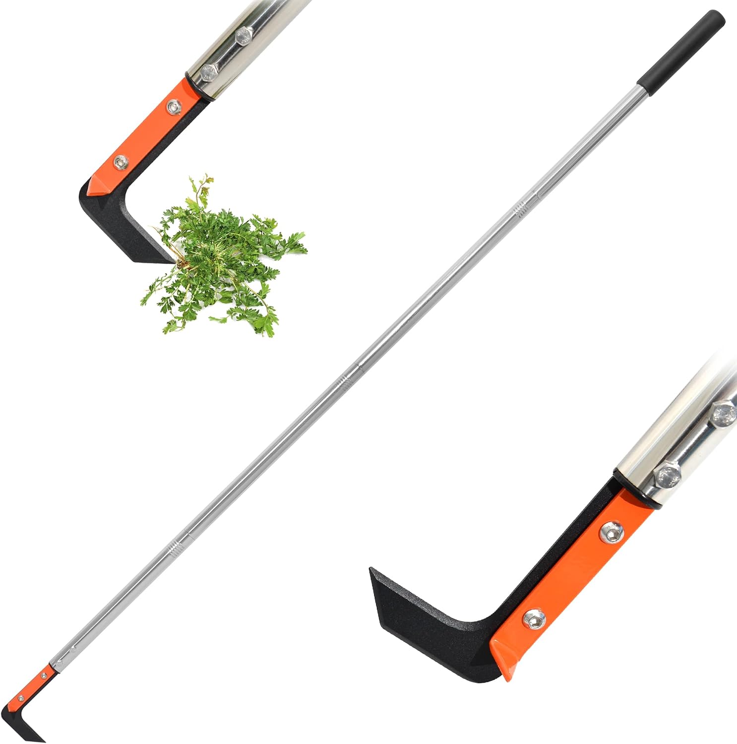 59in Crack Weeder with Spring Steel L-Shaped Serrated Teeth Blade