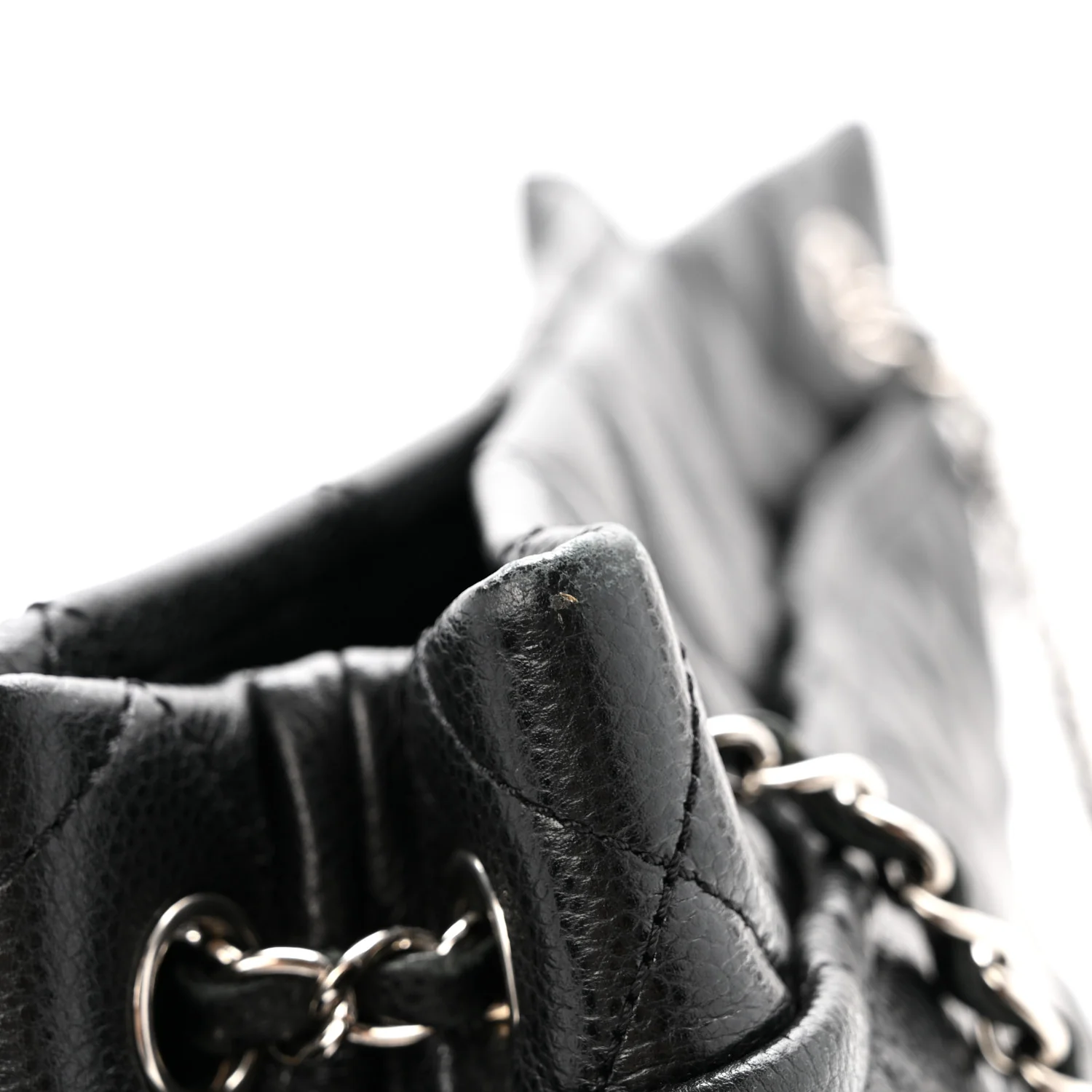 Caviar Quilted CC Timeless Soft Tote Black
