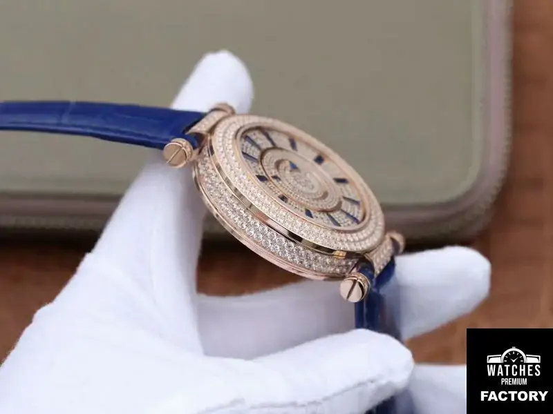Franck Muller Double Mystery D 3R CD 42 Rose Gold Diamond Dial