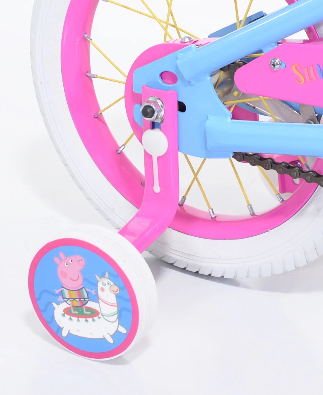 Bicycles 14" Peppa Pig Sunshine Vibes Girls Bicycle, Blue and Pink - Image 6