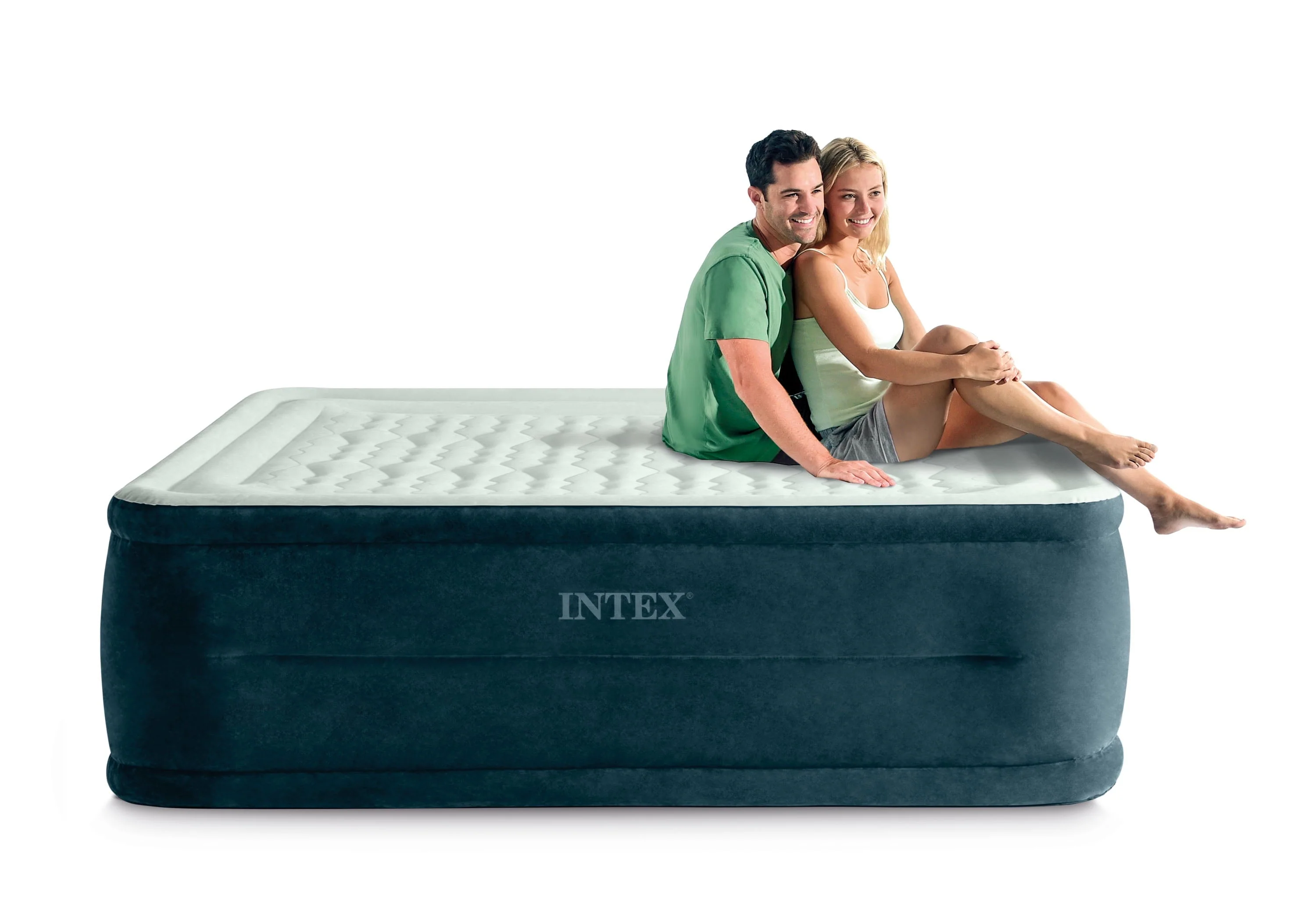 24" Dream Lux Pillow Top Dura-Beam Airbed Mattress with Internal Pump Queen(Full) - Image 5