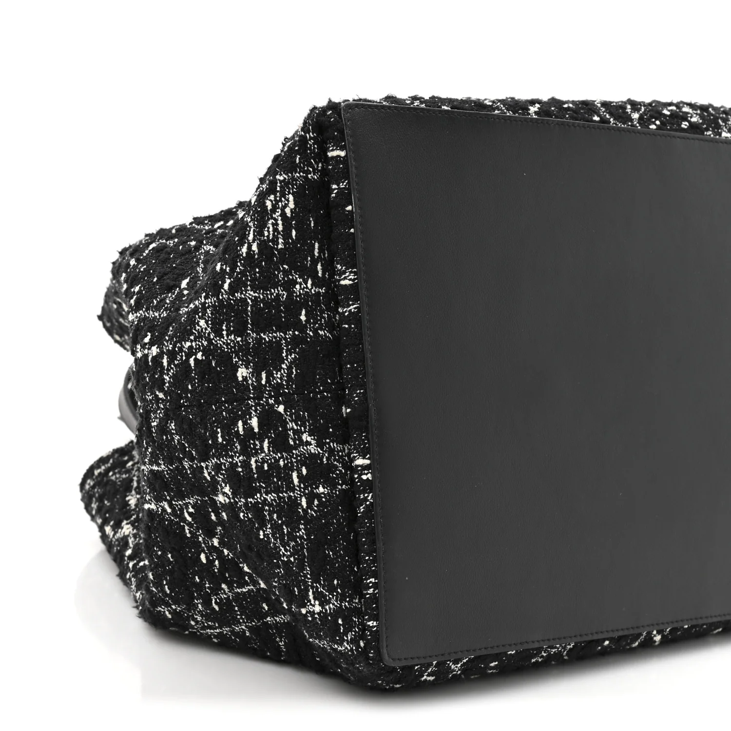 Tweed Cannage Large Toujours Black White