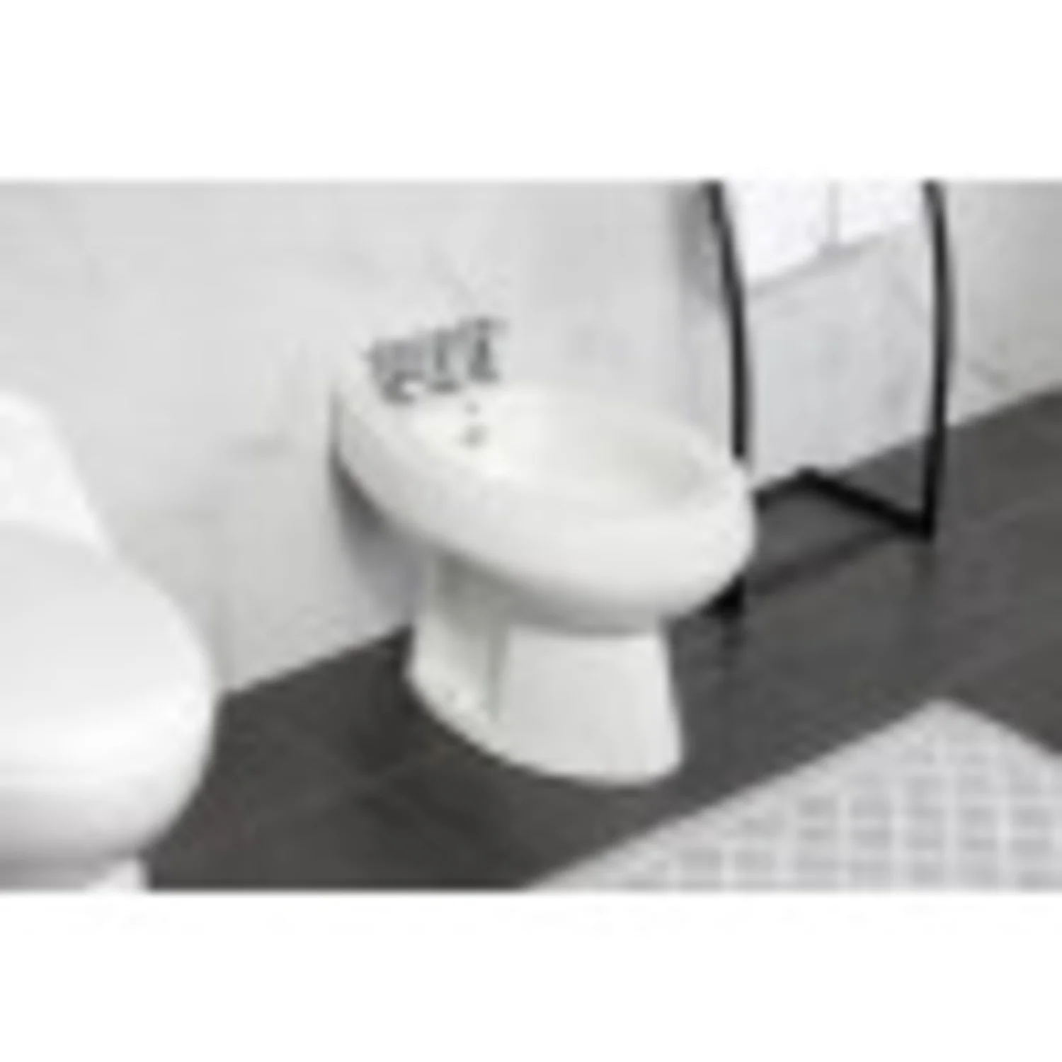 Kingston Brass KB320BX Metropolitan Three-Handle Bidet Faucet with Brass Pop-Up, Matte Black