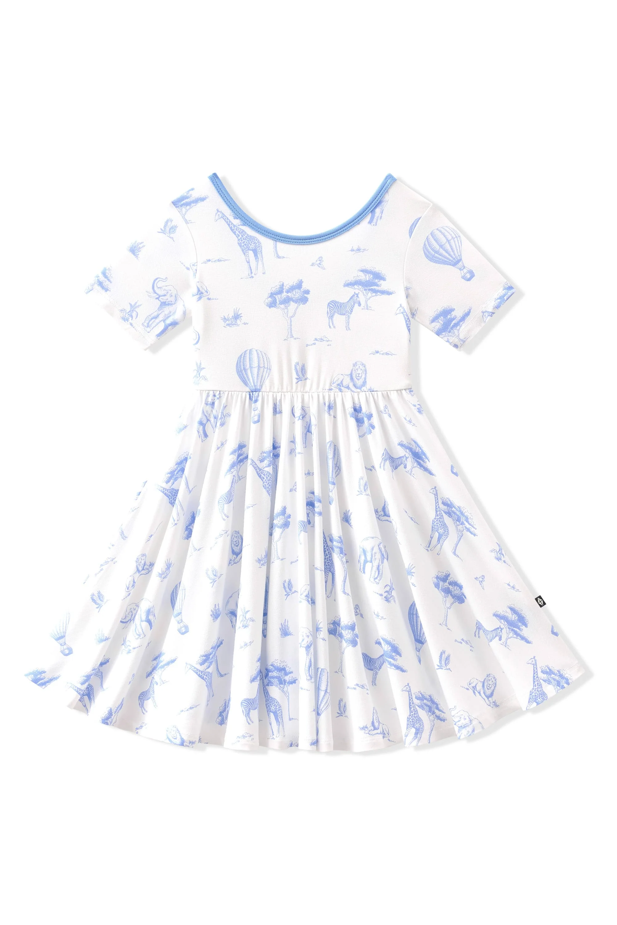 Twirl Dress in Toile Safari