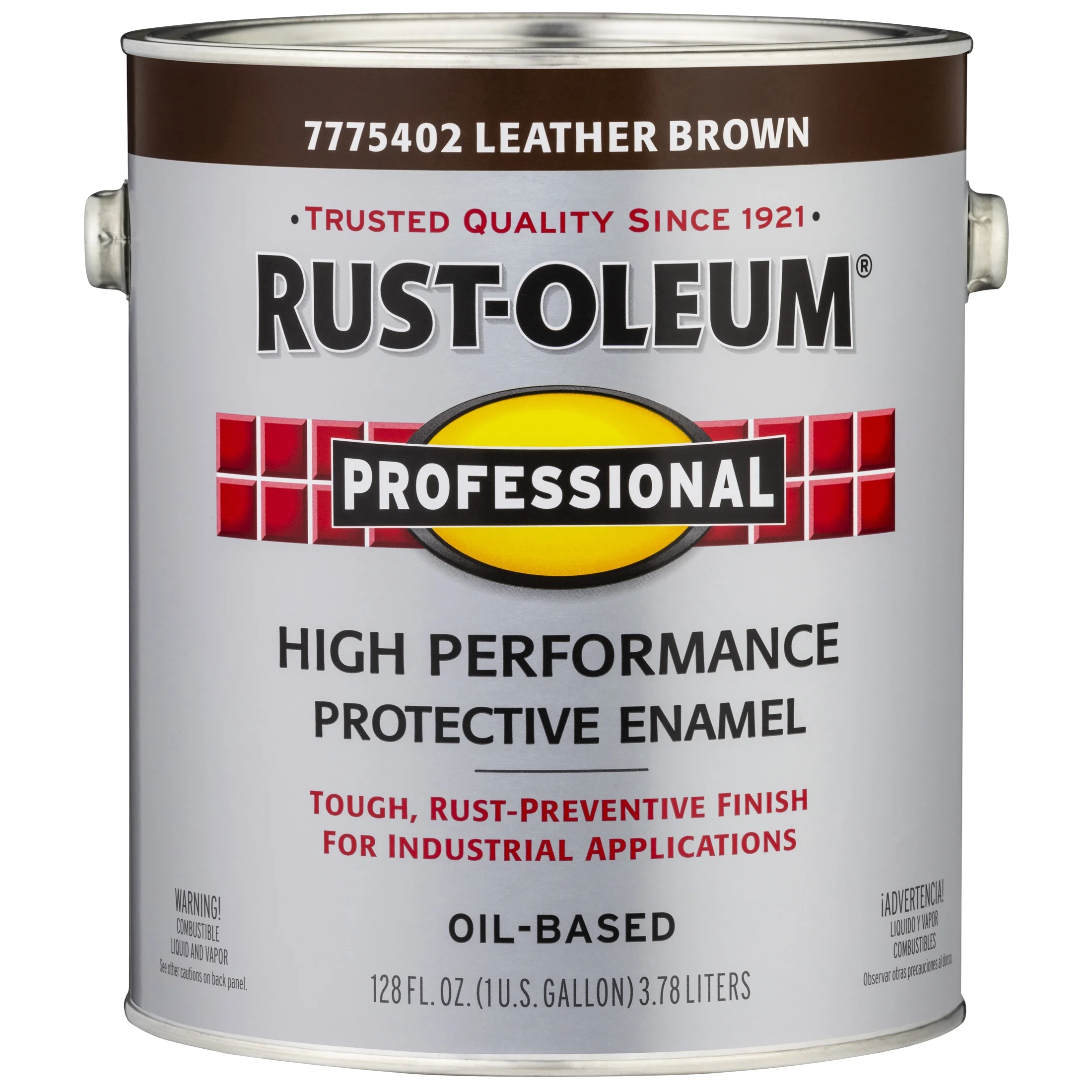 2 Pack, Leather Brown, Professional High Performance Gloss Protective Enamel Paint- Gallon - Image 2