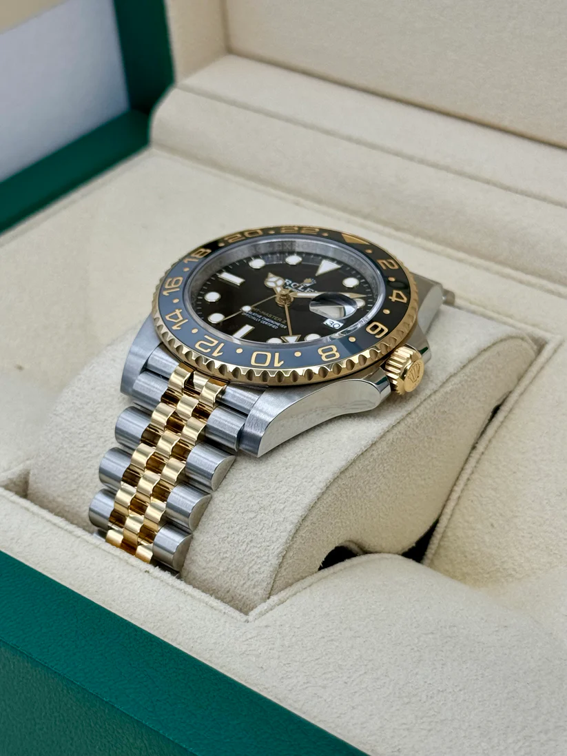 [Super Clone]Rolex 126713GRNR GMT-Master II Black Dial Two-Tone 40mm Watch