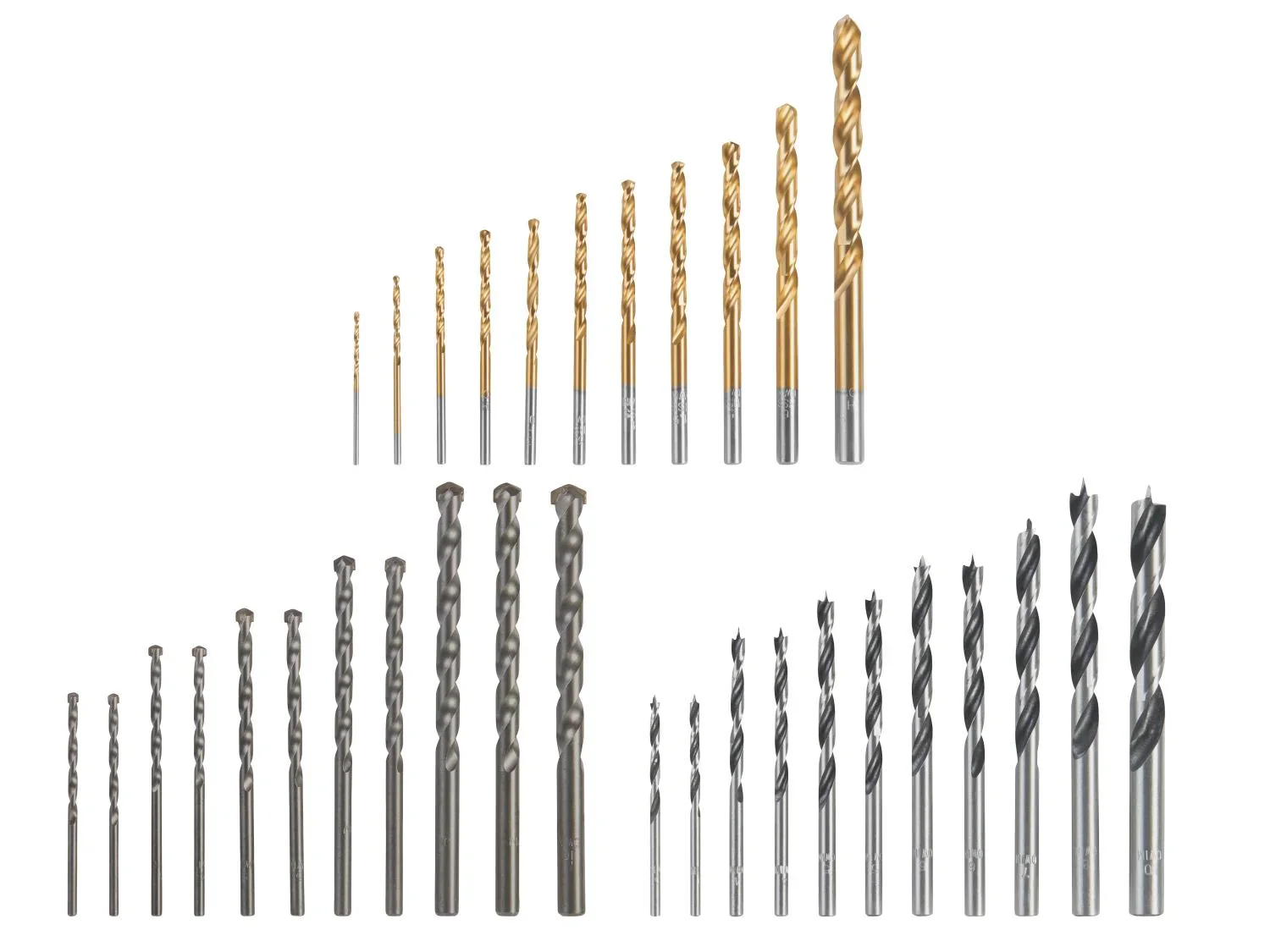 PARKSIDE Set de forets, 11 pices