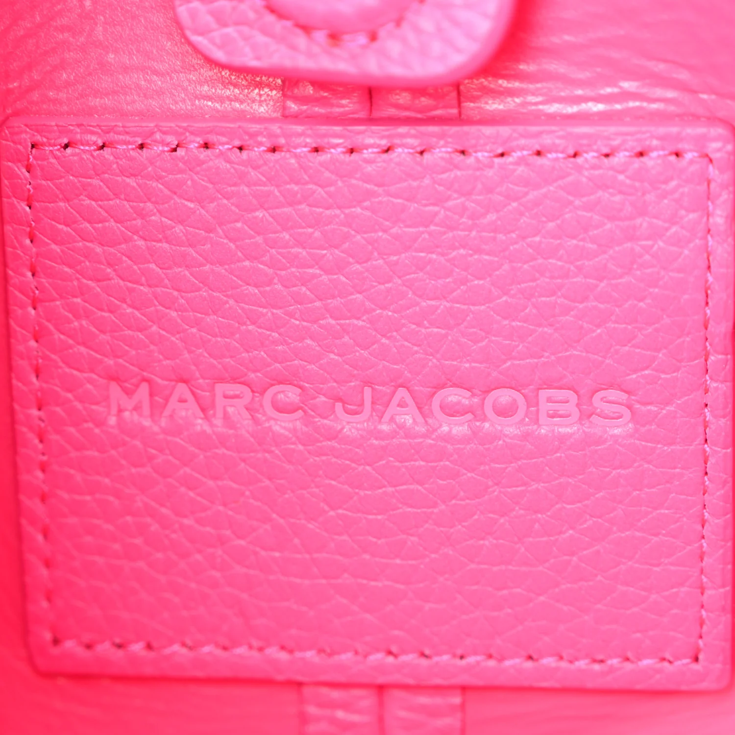 Grained Calfskin Mini The Sack Bag Hot Pink