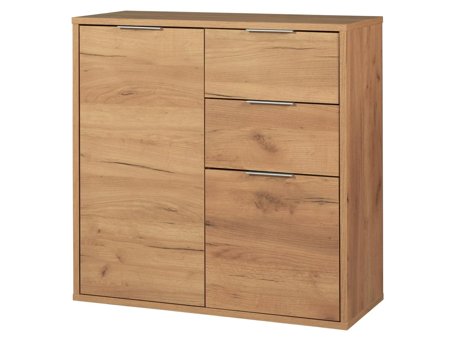 LIVARNO home Commode Verona, 80 x 80 x 35 cm, Imitation chne