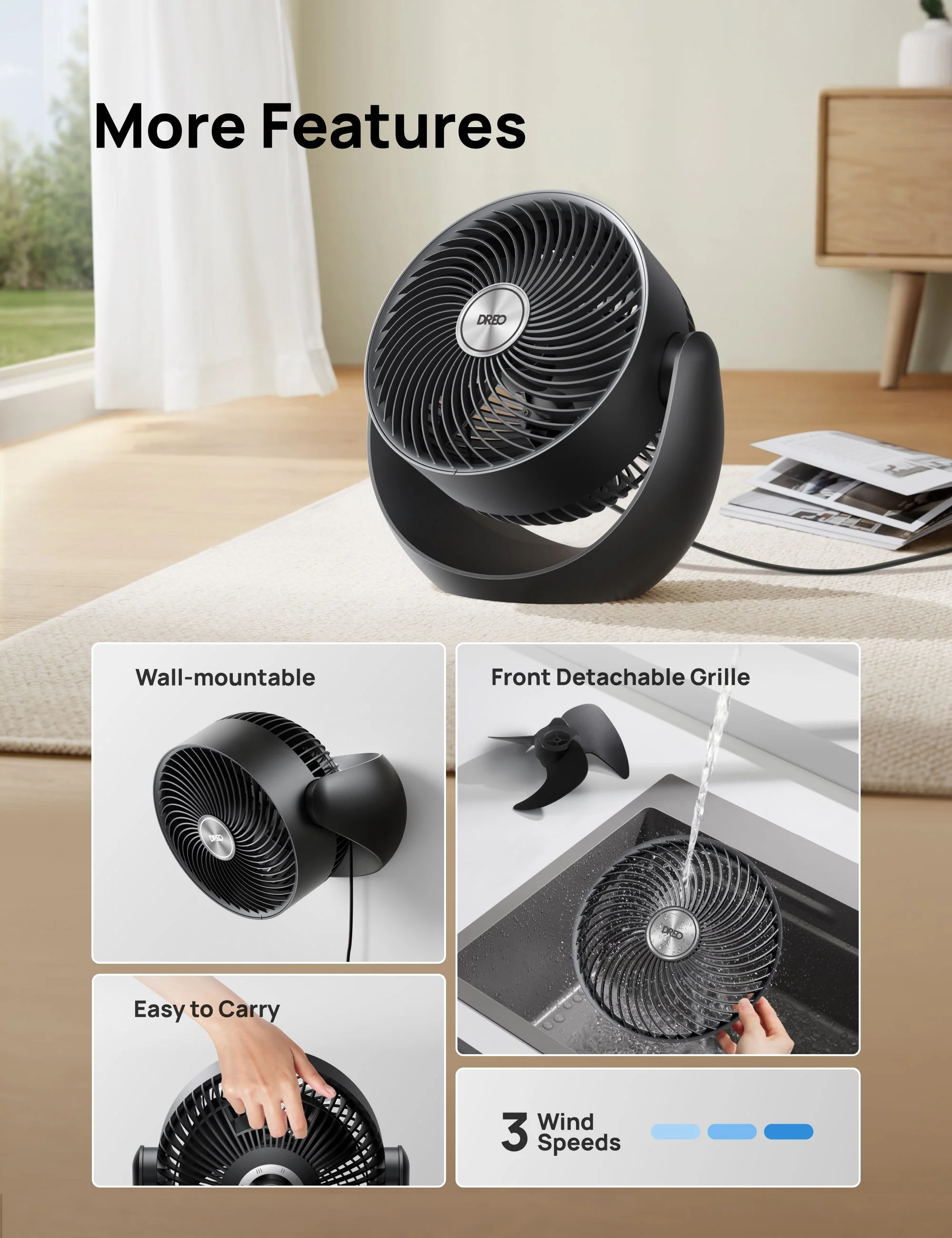 TurboPoly Table Fan 307