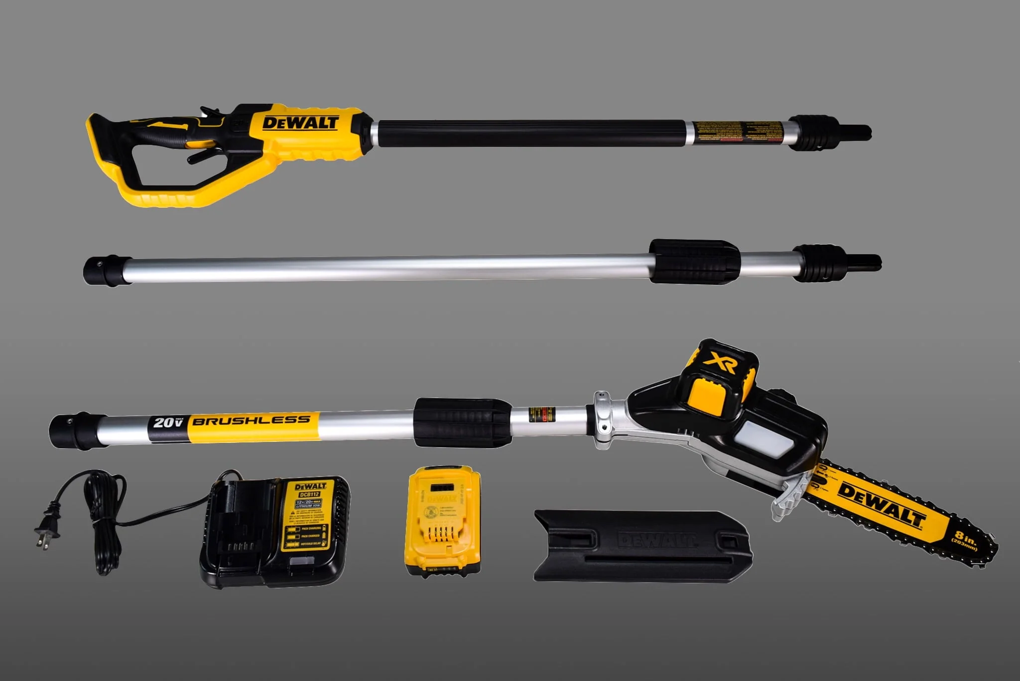 Dewalt DCPS620M1 20V MAX XR Pole Saw, 15 Foot Reach