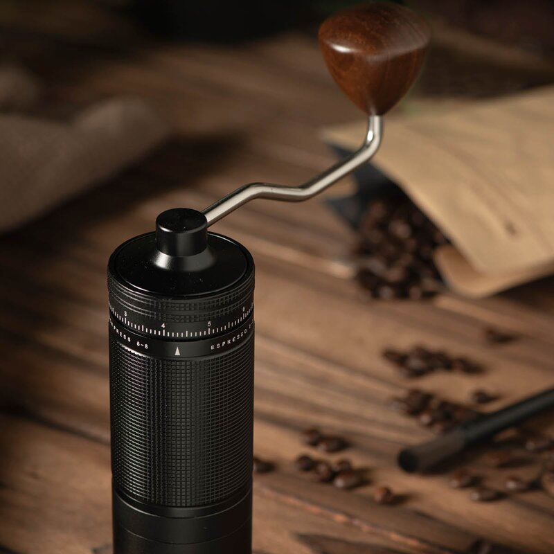 Lundi kaffekvern 20 g svart/valnøtt