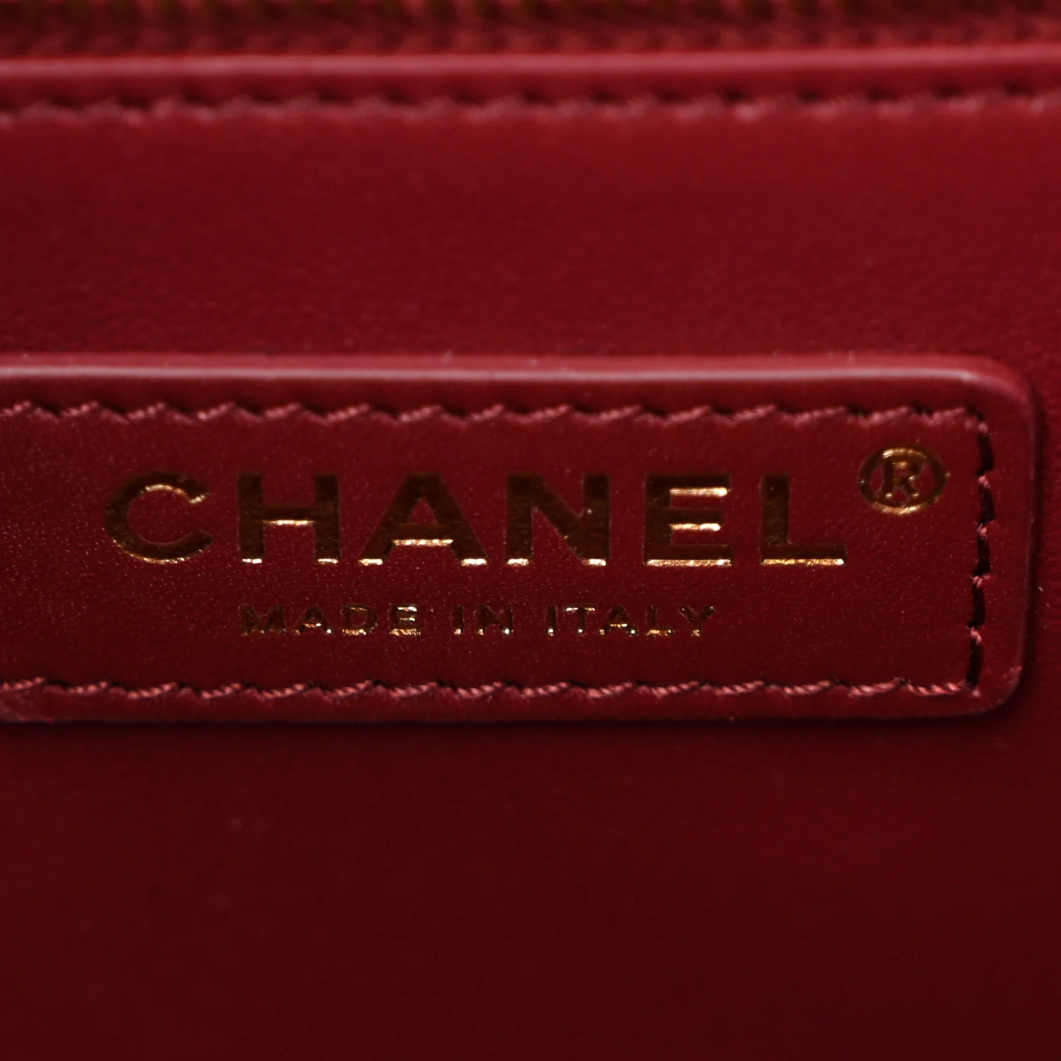 Calfskin Crocodile Embossed Archetype Small Shopper Tote Burgundy