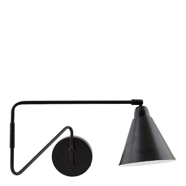 Game vegglampe 70 cm svart
