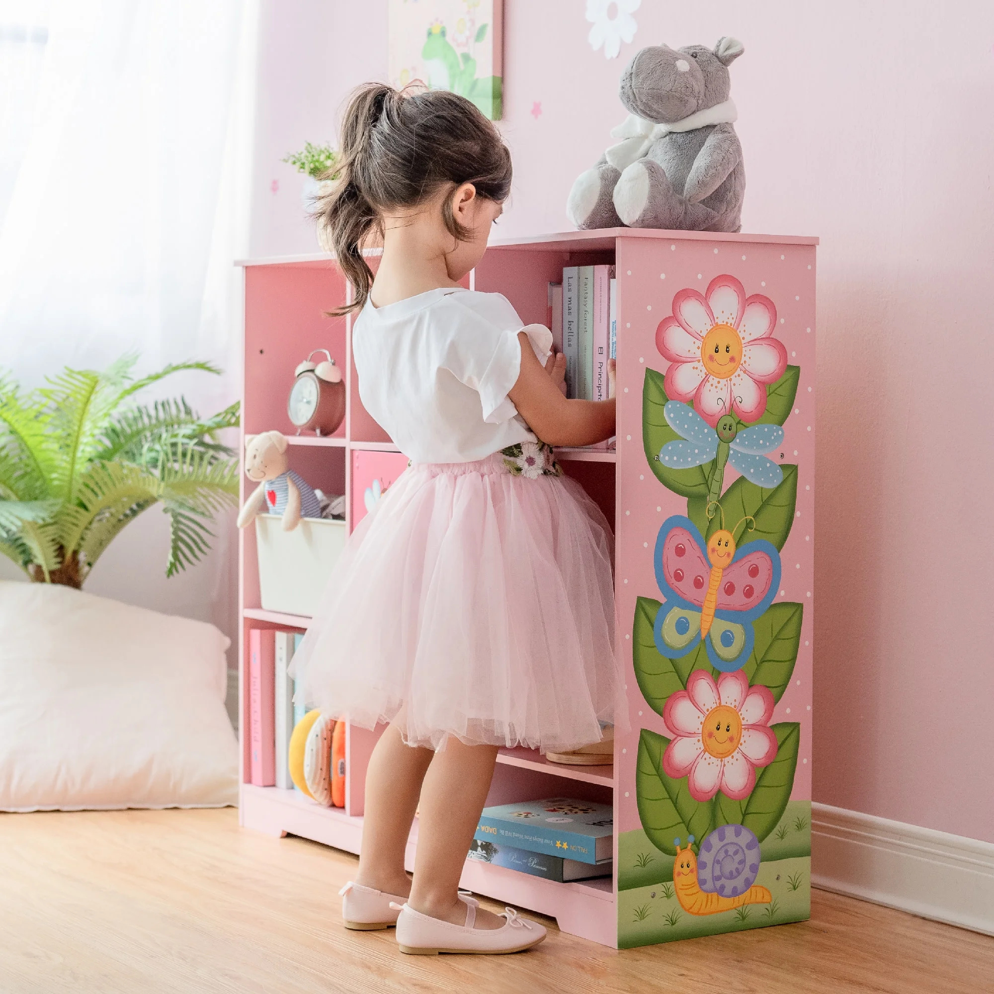 Magic Garden Kids Wooden 3 x 3 Cube Storage Unit - Image 9