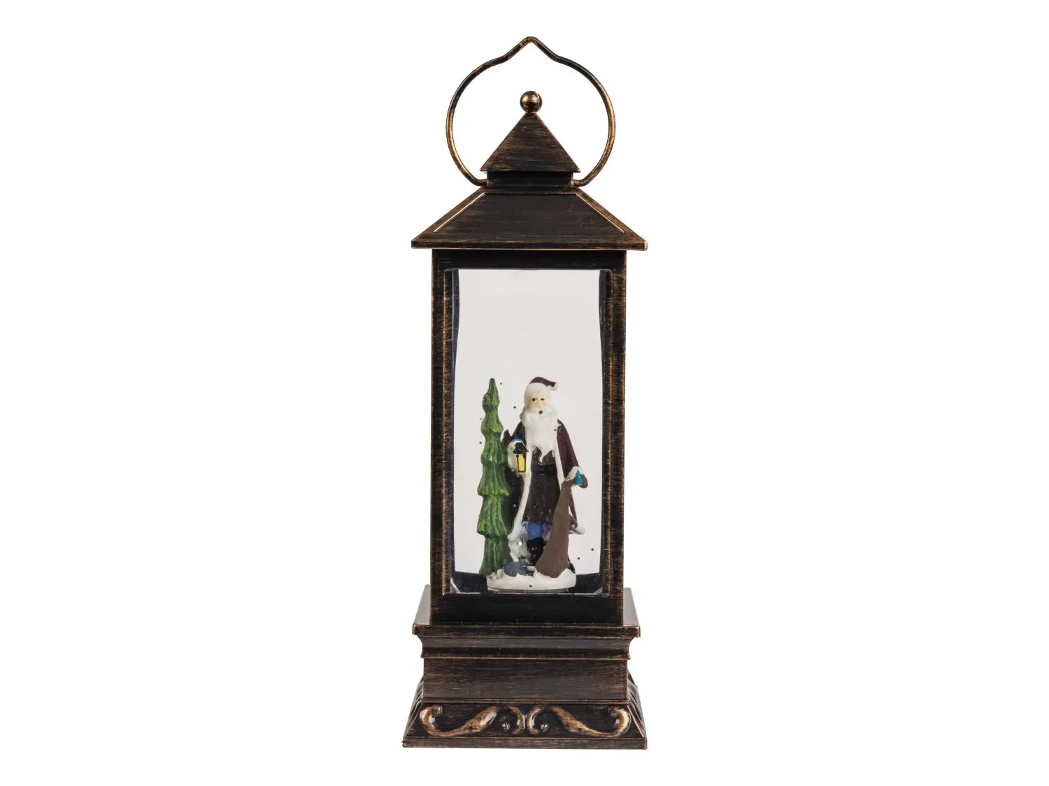 LIVARNO home Lanterne LED avec boule  neige
