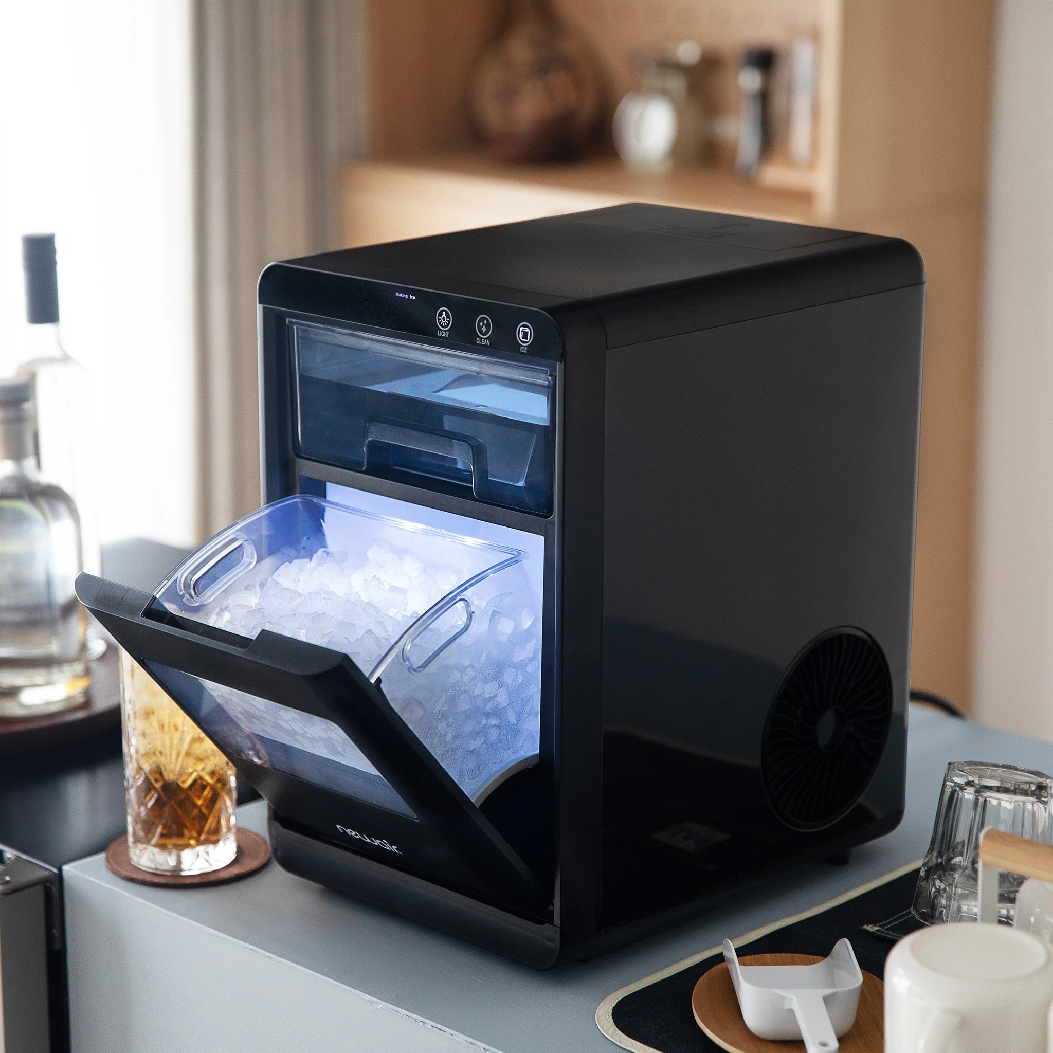 Newair Countertop Ice Maker Nugget Ice, 44 lbs/24 hours