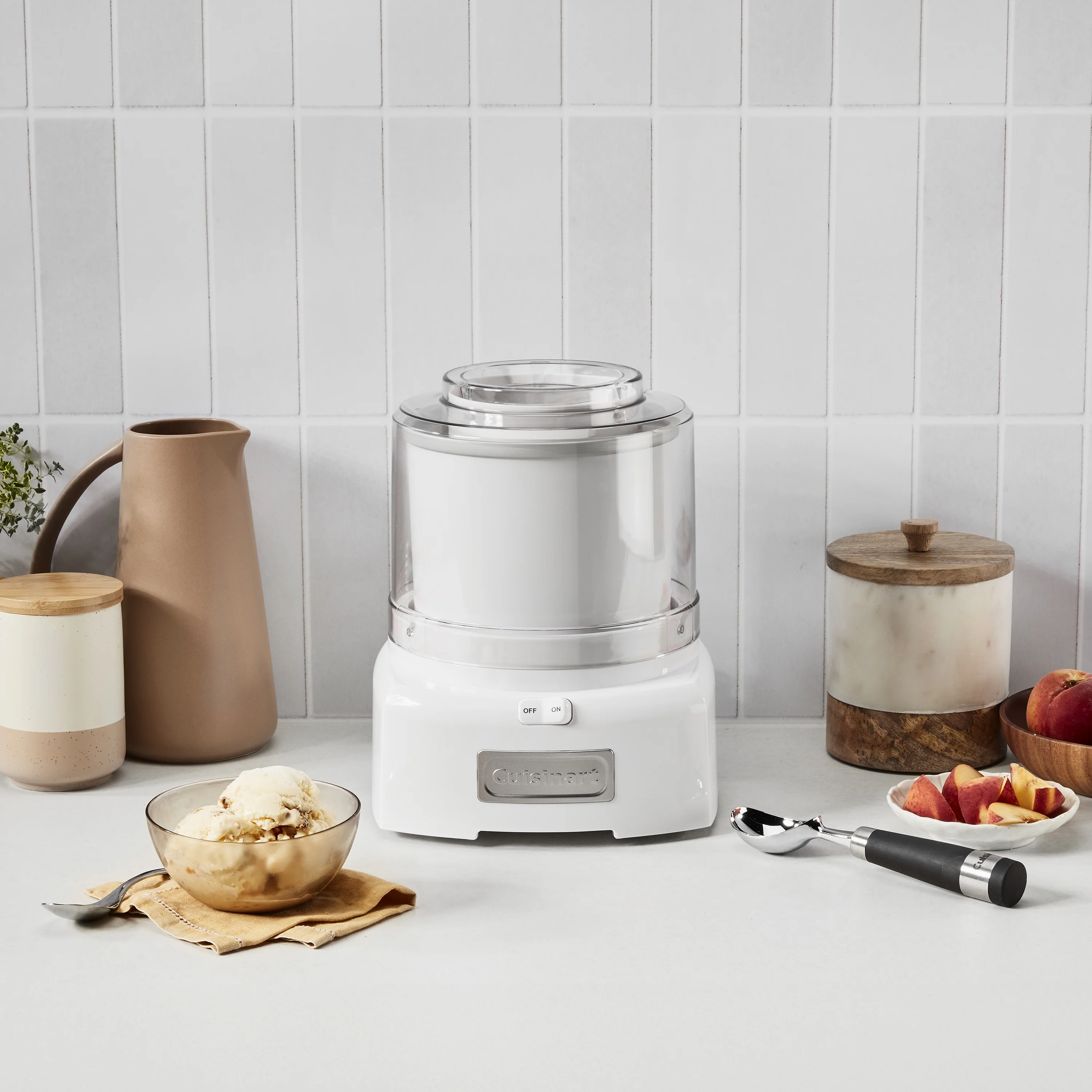 Ice Cream/Yogurt Makers Frozen Yogurt �C Ice Cream Sorbet Maker(White) - Image 9