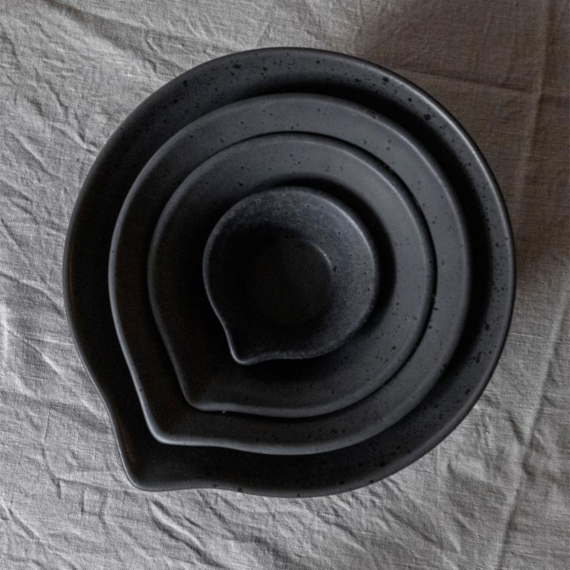 Peep deigbolle 12 cm matt black