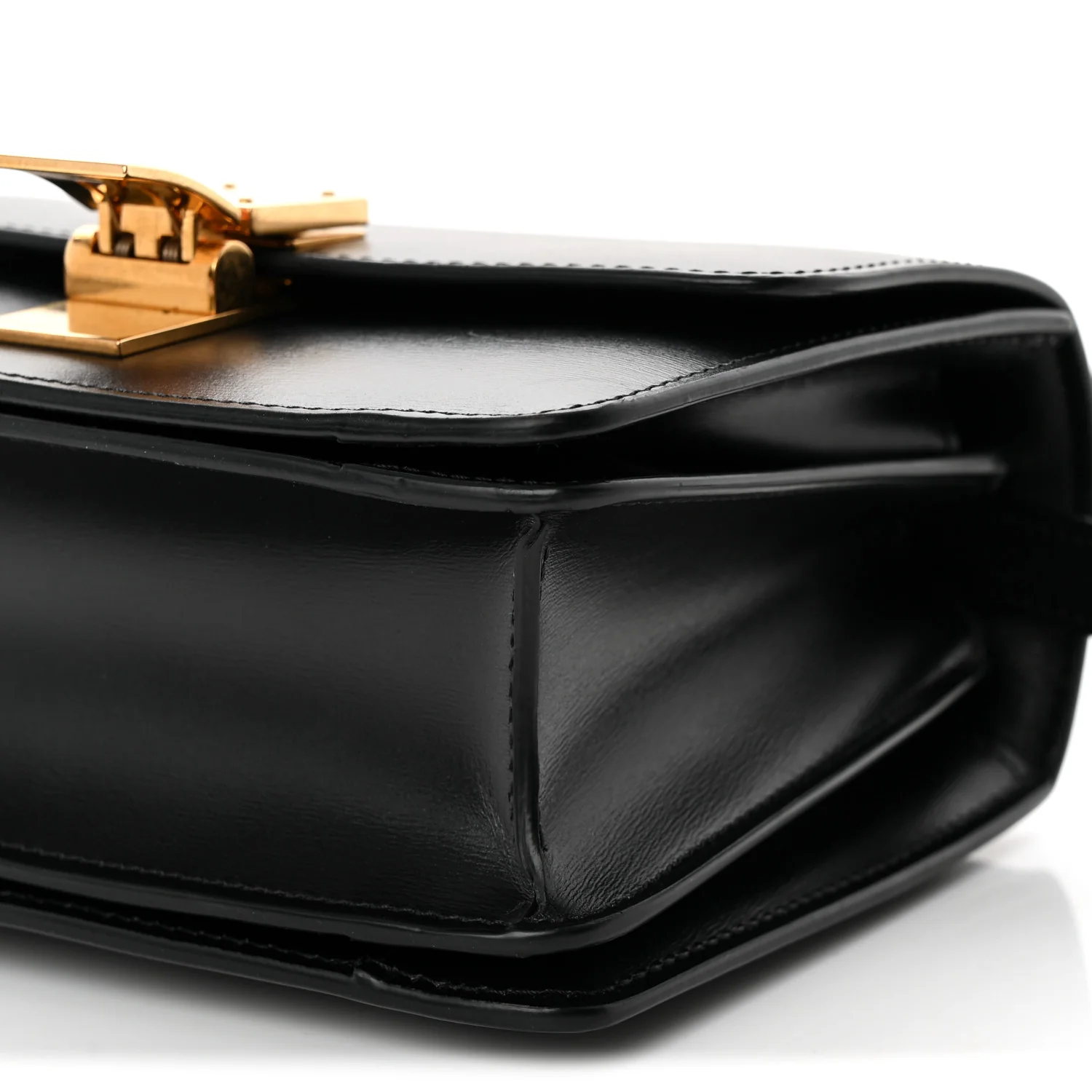 Box Calfskin Small Classic Box Flap Bag Black