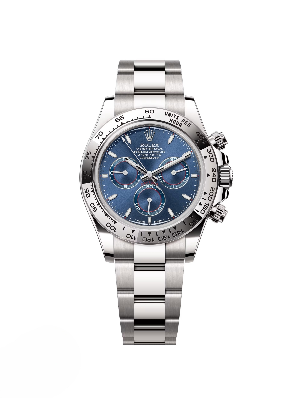 [Super Clone]Rolex Daytona White Gold/Brilliant Blue/Diamond/Oyster  m126509-0005
