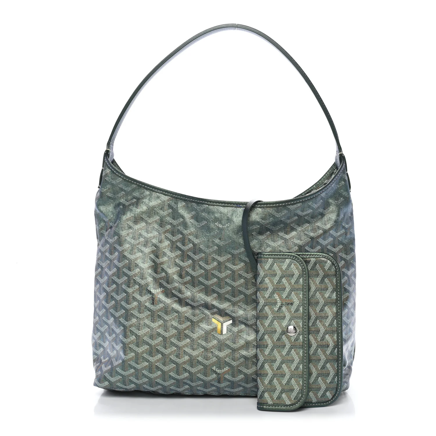 Iridescent Goyardine Boheme Hobo Pearly Green