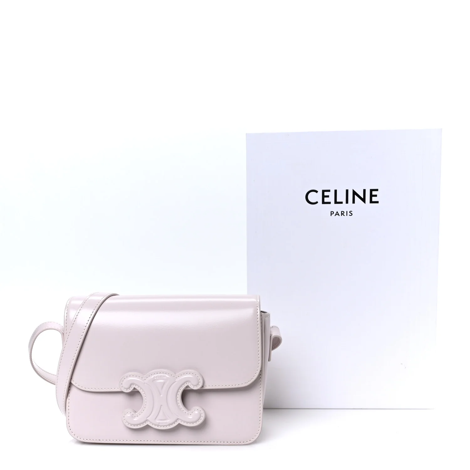 Shiny Calfskin Teen Cuir Triomphe Poudre