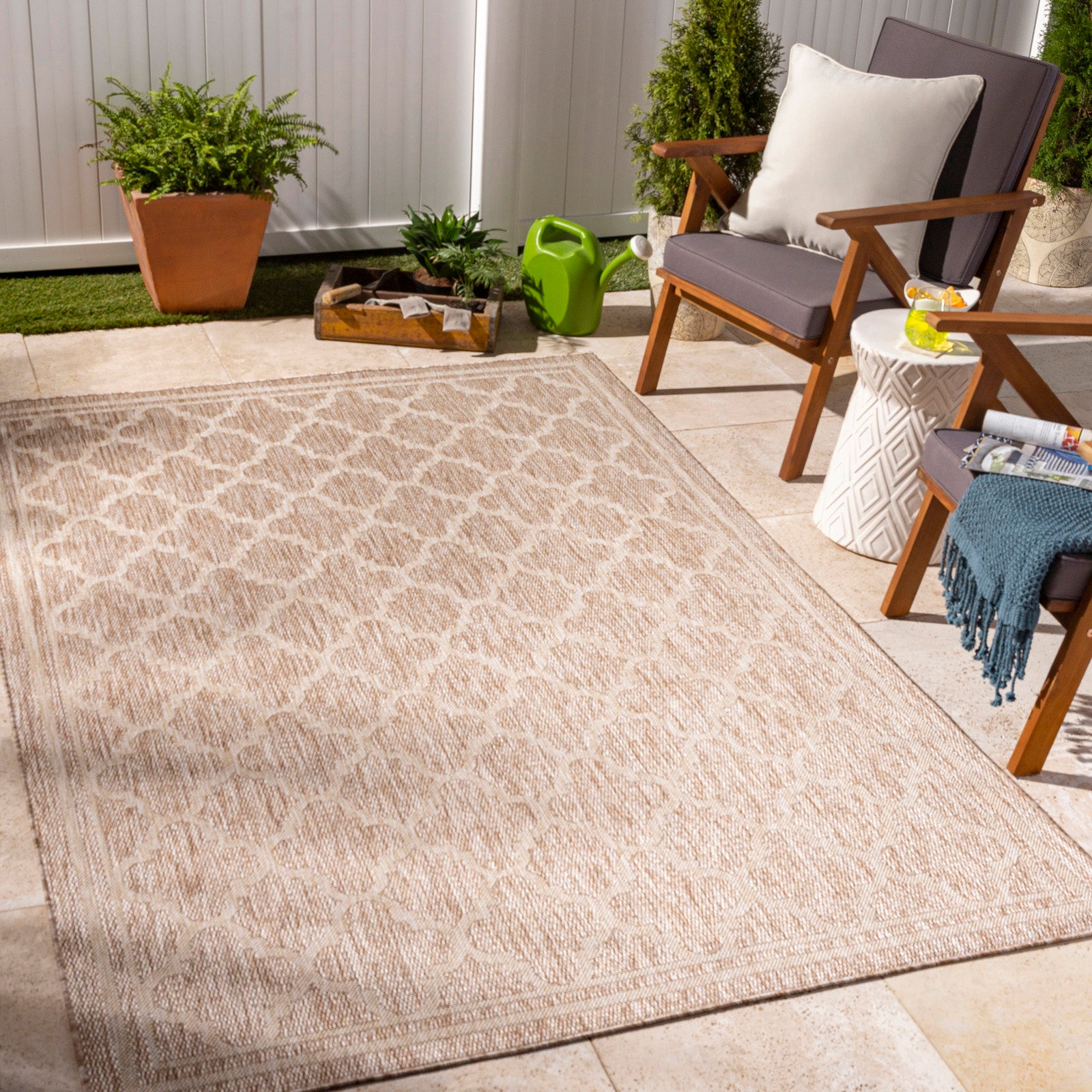 by fonQ Duna Vloerkleed 160 x 213 cm - Beige