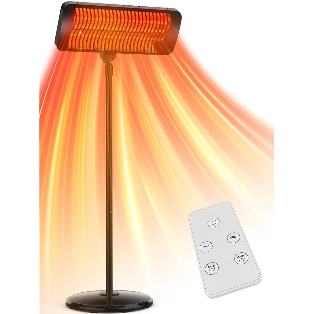 Outdoor Heater for Patio,1500W Infrared Electric Patio Heaters