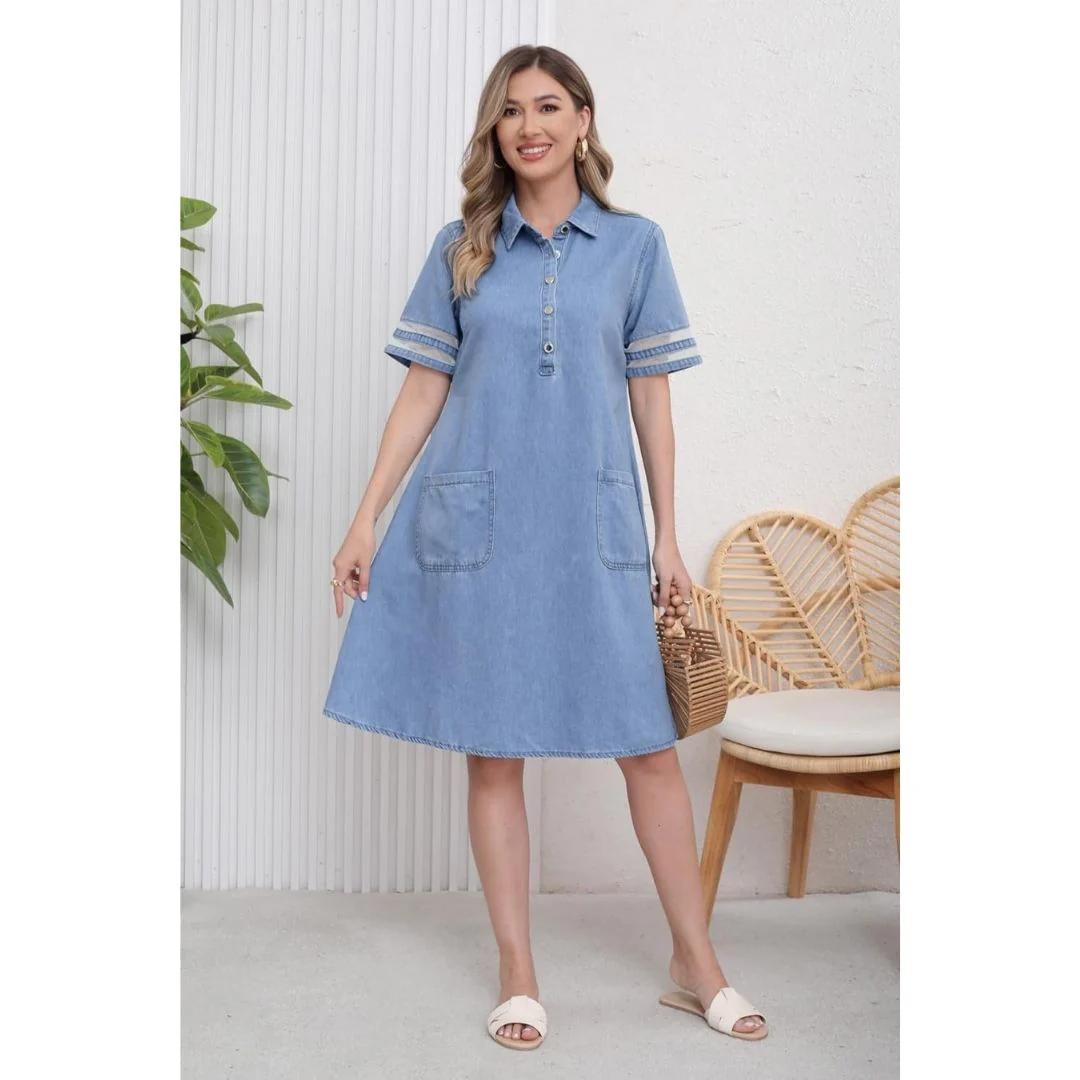 Brianne | Robe en Jean Flatteuse