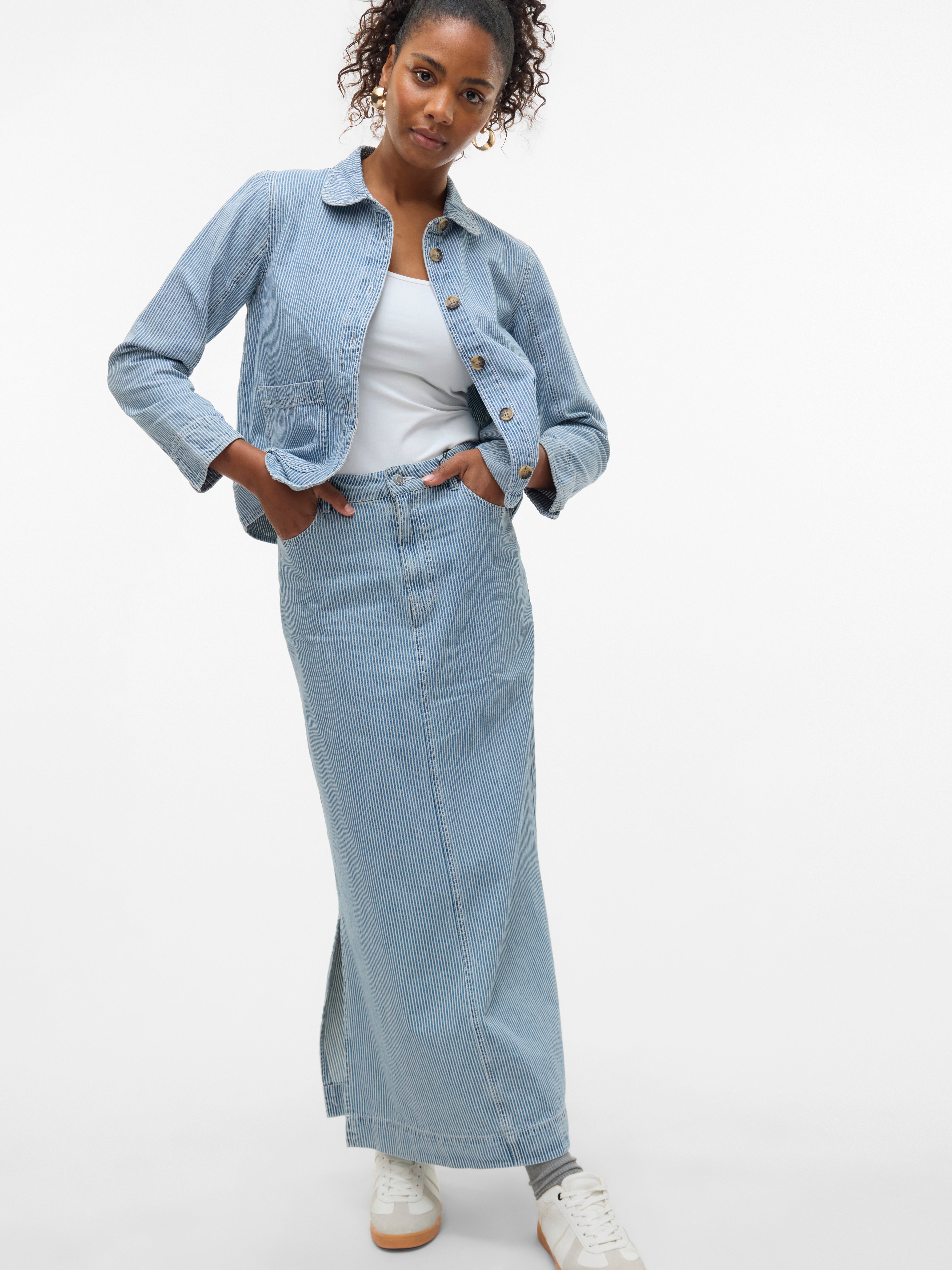 VERO MODA® VMBIRKLEY Mid waist Long skirt