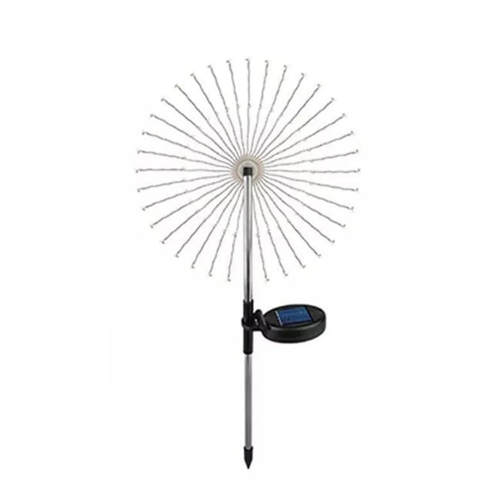 Lingouzi Outdoor Solar Garden Lights, Pack Copper Wire Waterproof Solar Garden Fireworks Lamp, 8 Modes Decorative Sparkles Stake Landscape Light For Garden Pathway Lawn Decor