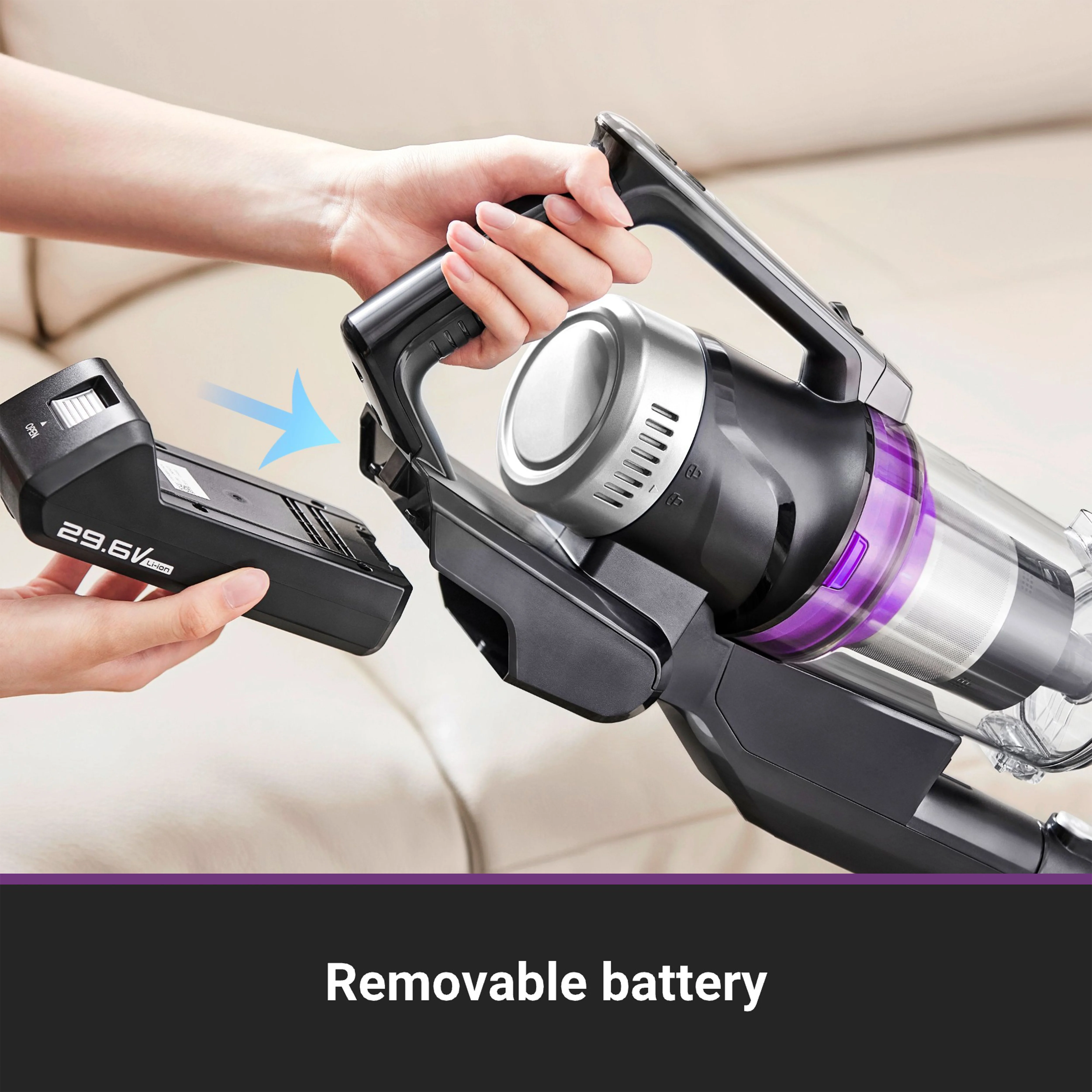Stylus Elite Anti-Tangle Cordless Stick Vacuum Cleaner, 60 Minute Runtime, Auto-Empty Dust Station, Pet Hair, Multi-Surface, NEC490SE - Image 8