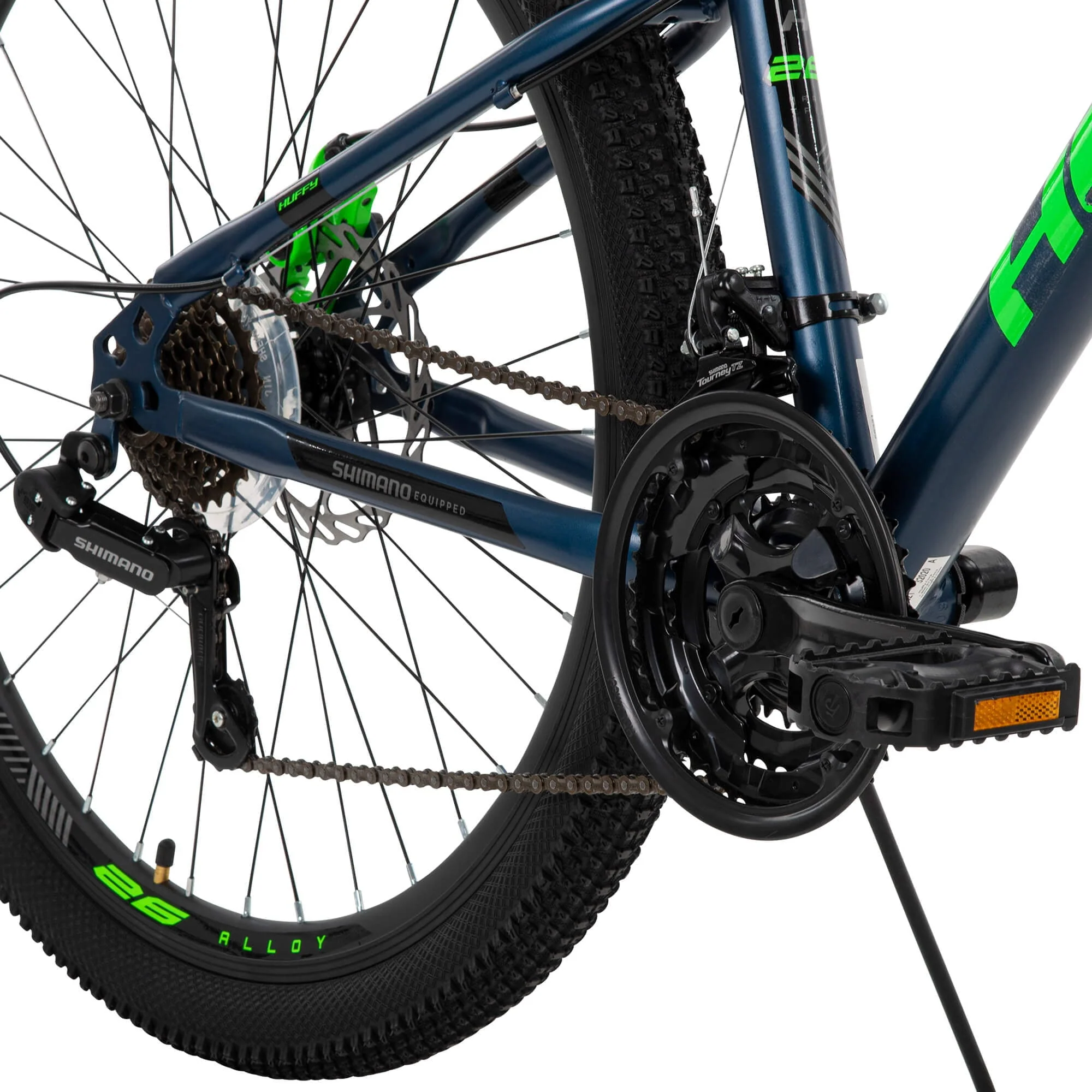 26 Inch Scout Men's 21 Speed Hardtail Mountain Bike, Denim Blue Image 6