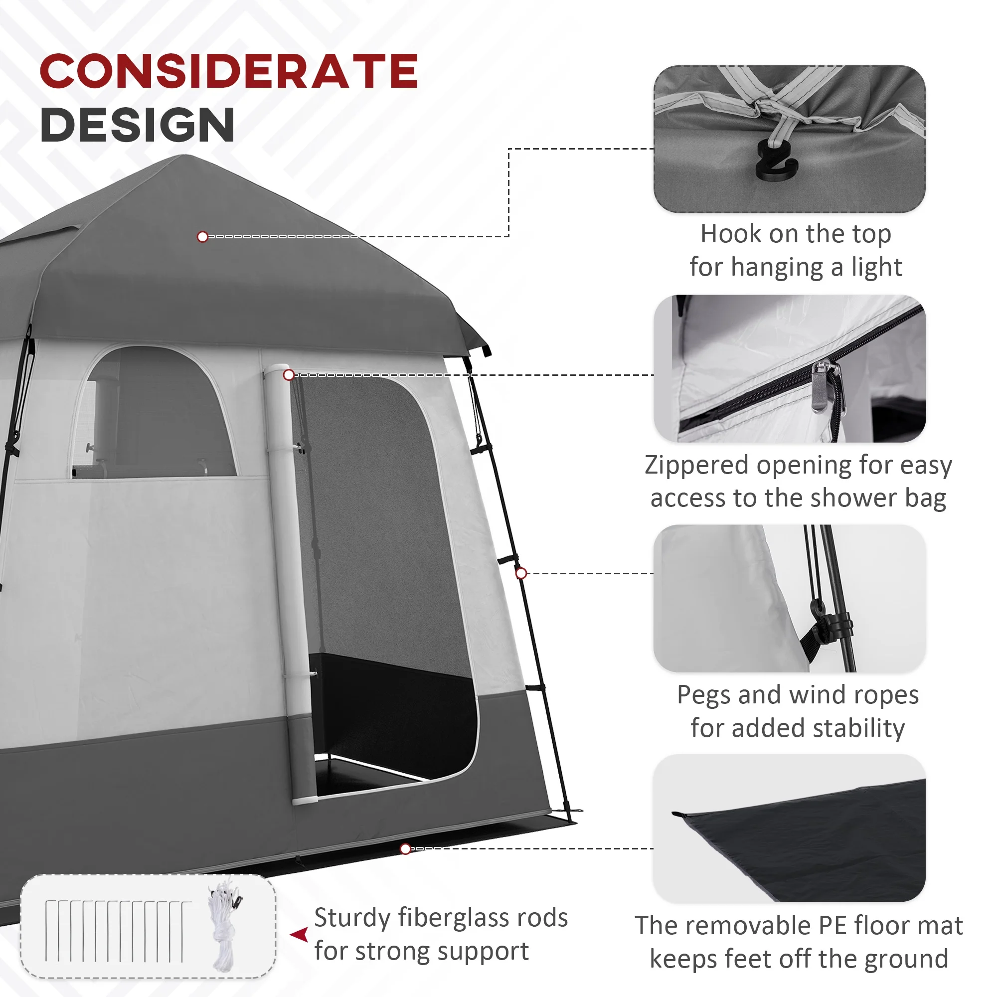 Pop Up Shower Tent ( Amazon Shipping)��Prohibited by WalMart�� - Image 7