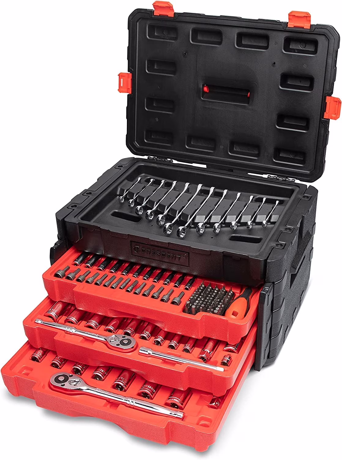 Gearwrench CTK229C 229 Piece 1/4 3/8 & 1/2 Drive Mechanics Hand Tool Set
