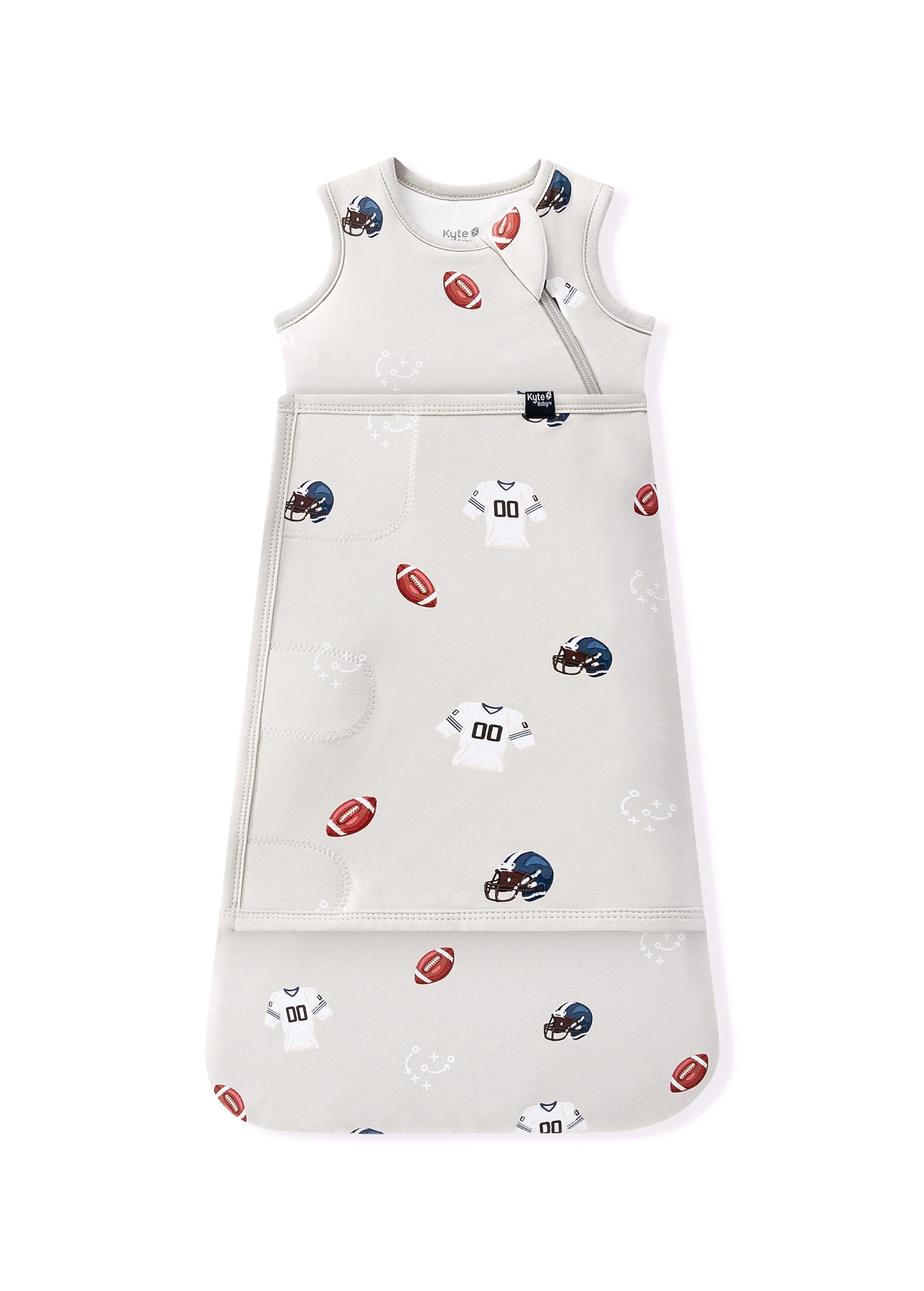 Sleep Bag Swaddler in Vintage Football 1.0