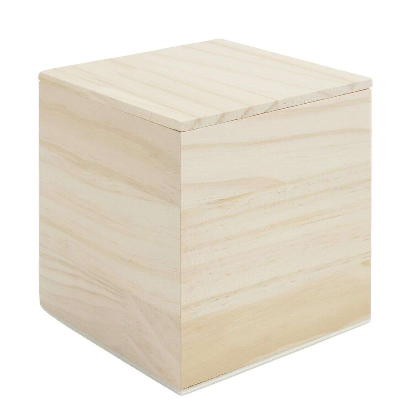 Boîte en bois à personnaliser 15x15x15cm