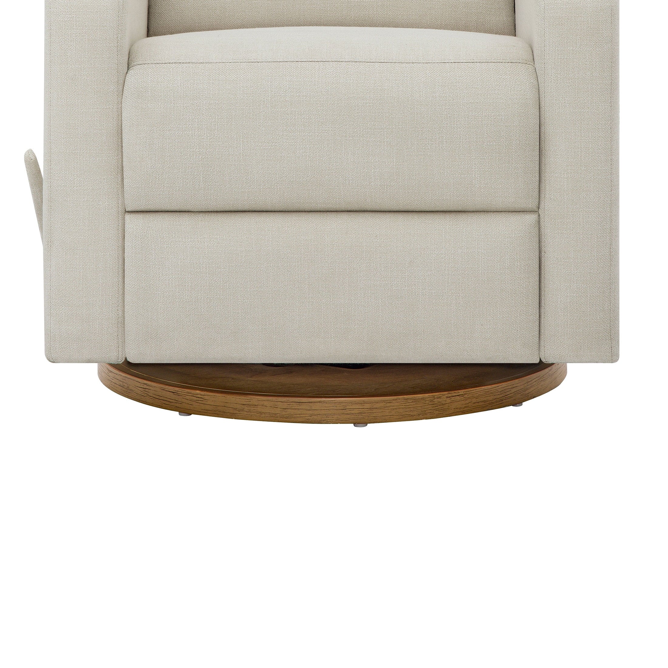 Better Homes & Gardens Modern Farmhouse Glider Recliner, Taupe Faux Leather