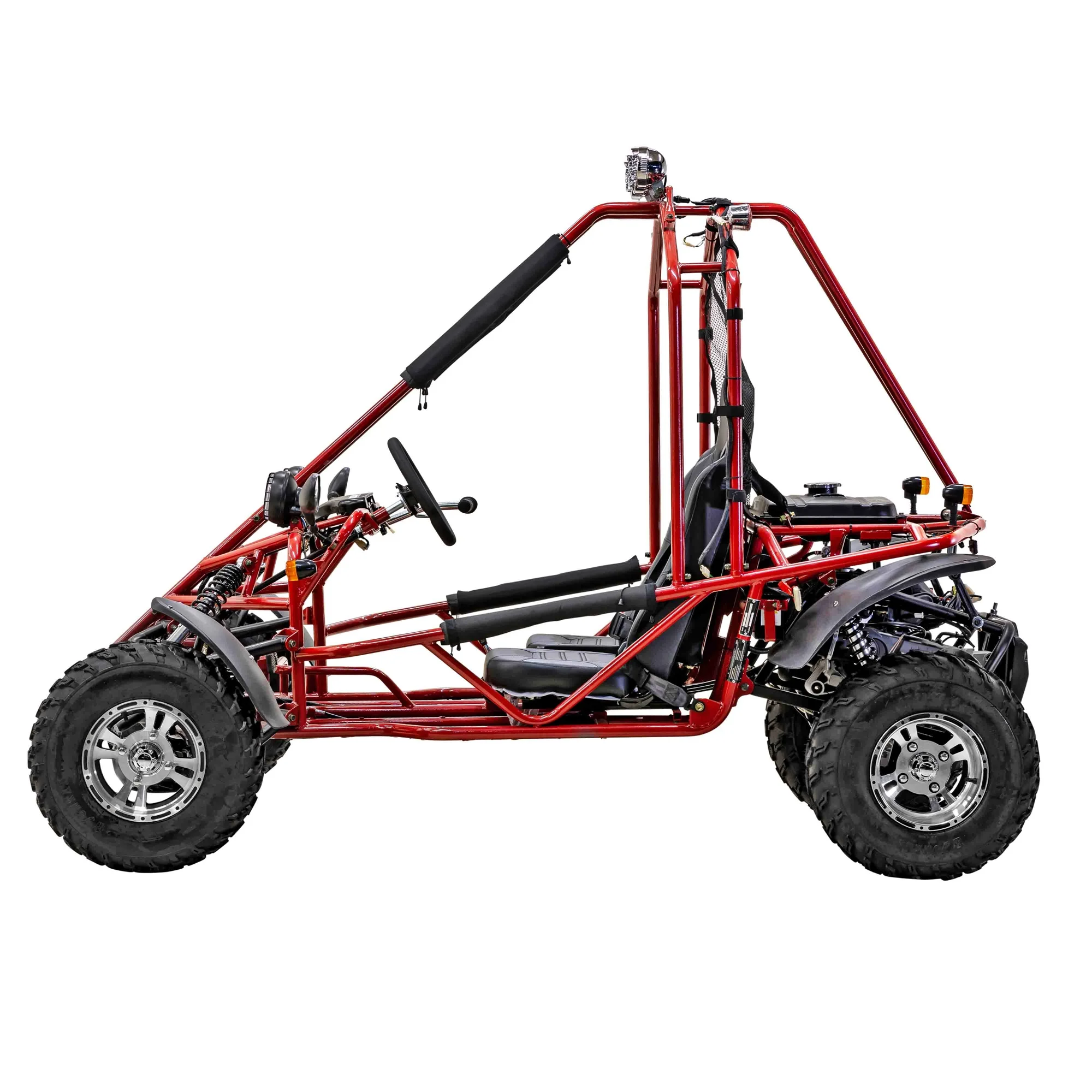 GKA 200 169cc EFI Adult Go Kart with 10HP Engine, 2WD Off-Road Go Cart, Dual Seats, Red(Red) - Image 2