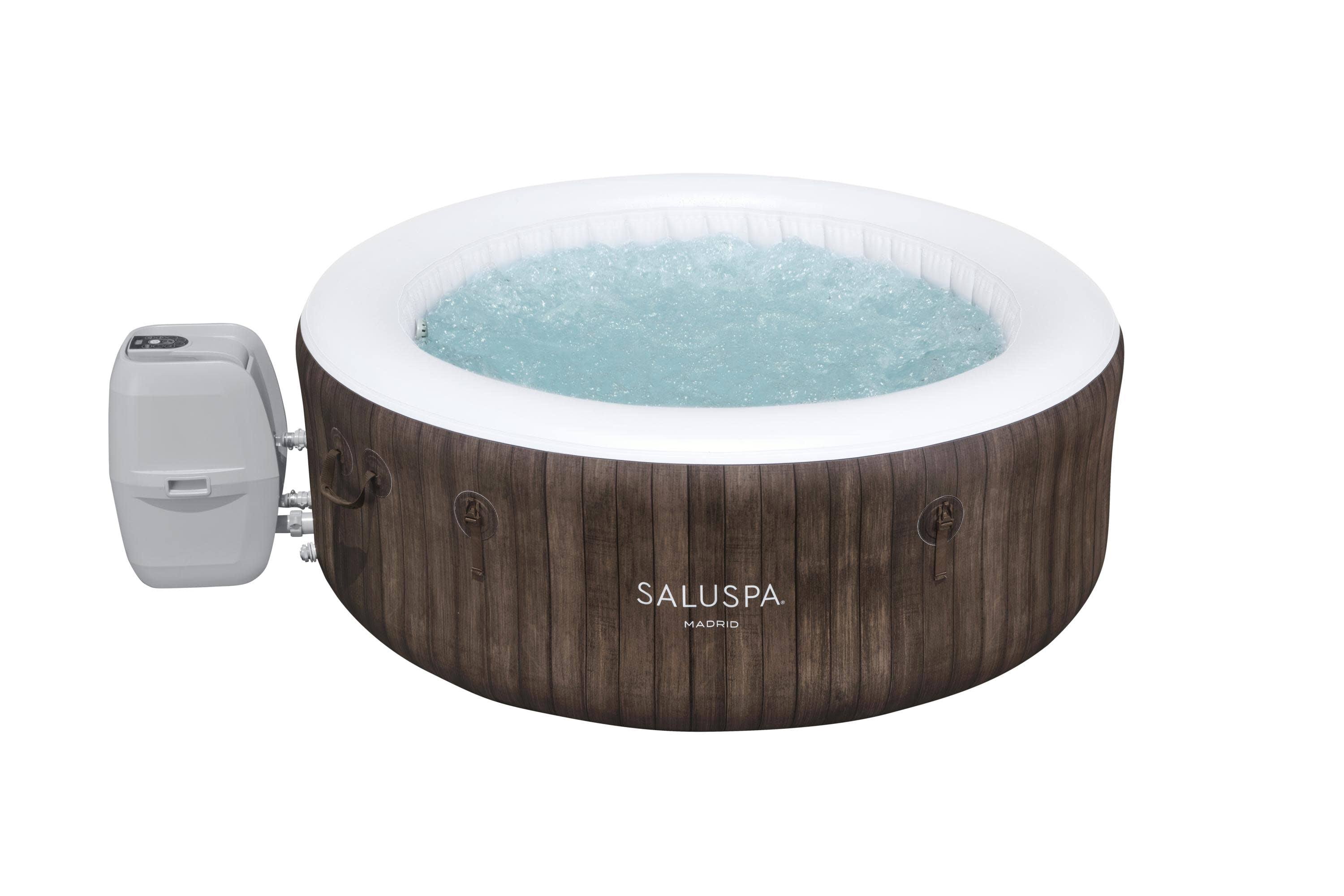 Bestway SaluSpa 71 in. x 26 in. Madrid 177 Gal Inflatable Hot Tub, 104F Max Temperature