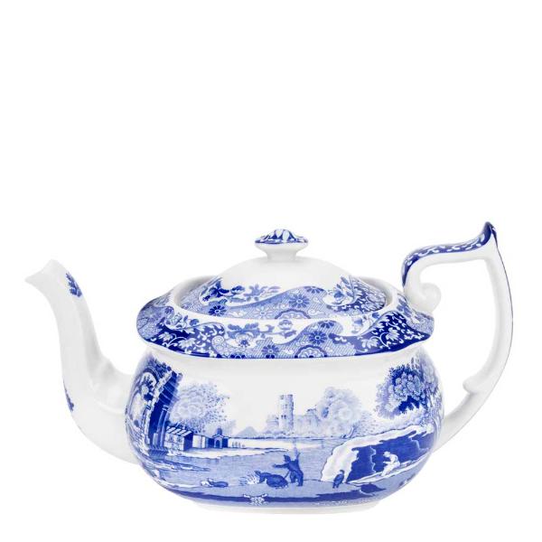Blue Italian tekanne 1,1L blå/hvit