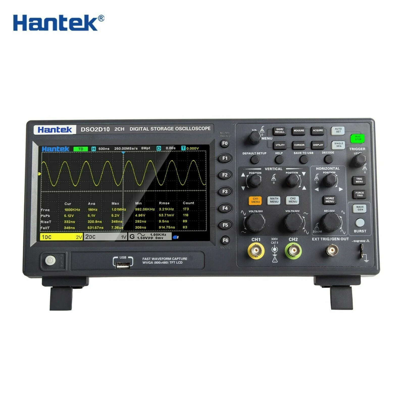 Digital Storage Oscilloscope 1GSa/S 8M DSO2C10 DSO2C15 DSO2D10 DSO2D15(DSO2D10) - Image 7
