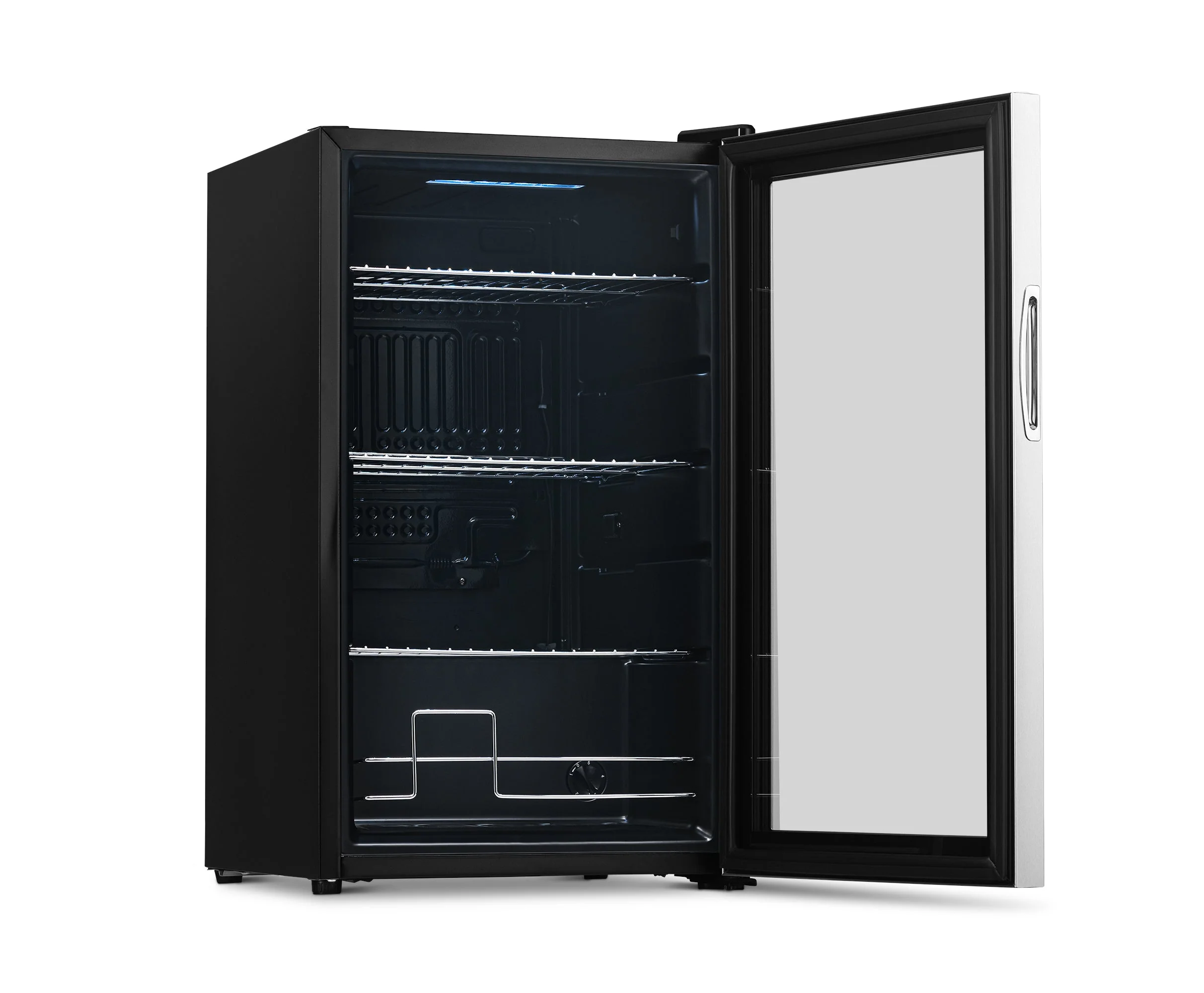 Newair 100-Can Freestanding Stainless Steel Beverage Fridge - 16.93