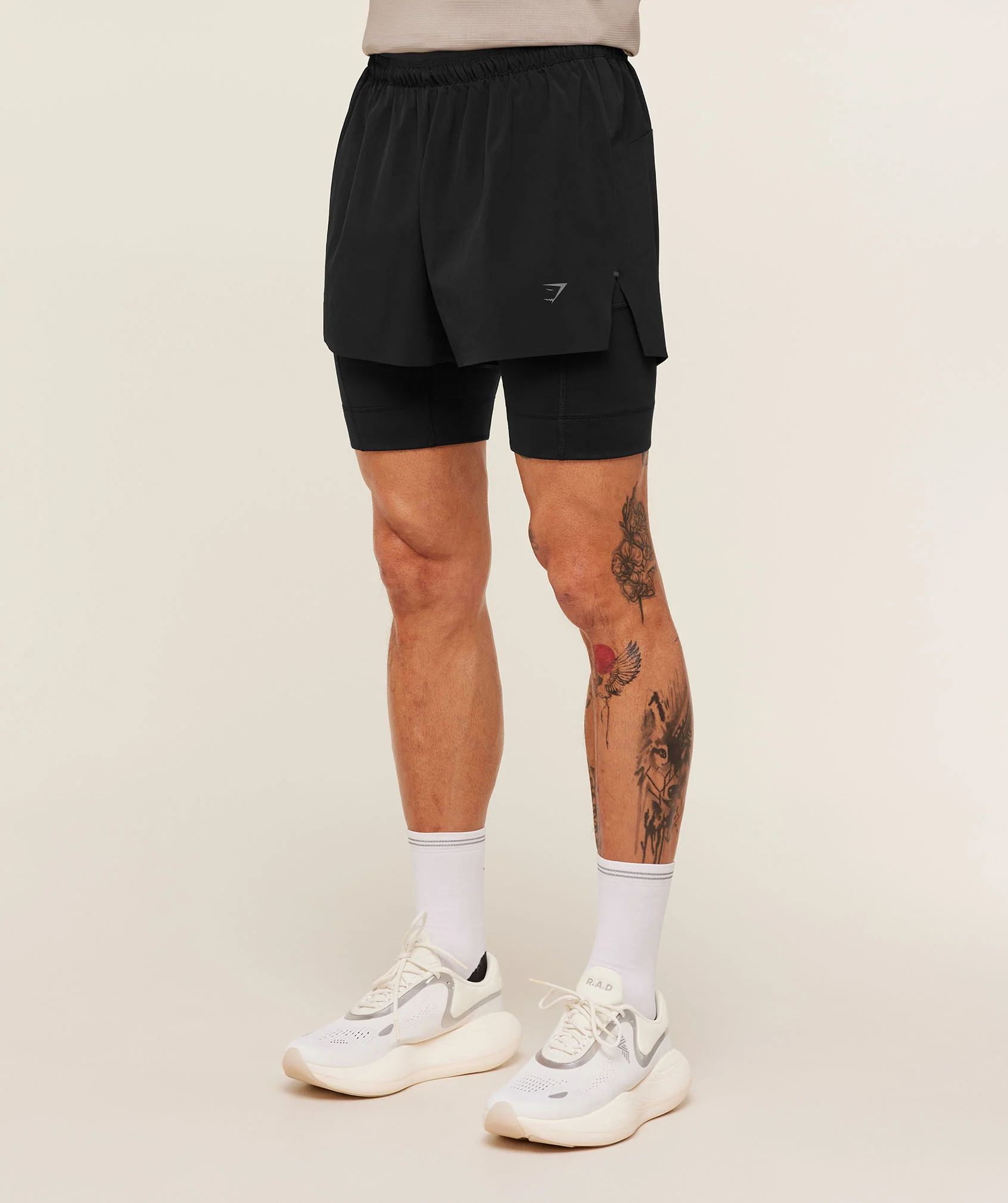 RUNNING ELITE 2-IN-1 5" SHORTS - Black