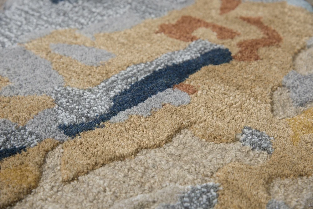 Connie Post Area Rug CNP109 Multi Shaded Faded 5' x 8' Rectangle(5' x 8') - Image 2