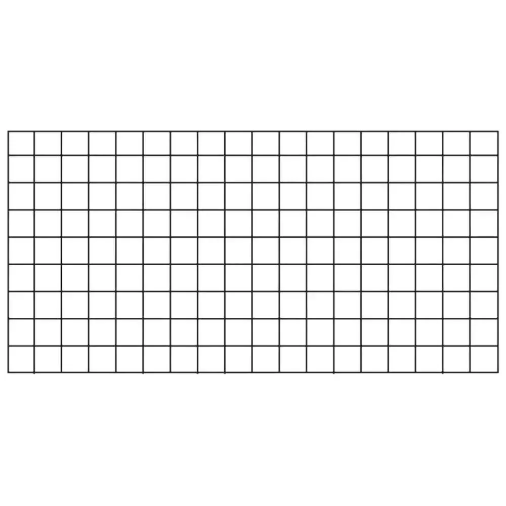 Wild Hog 36 in. x 72 in. Black Metal Railing Panel
