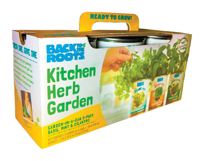 Back to The Roots Kitchen Herb Garden Grow Kit 3 Pack