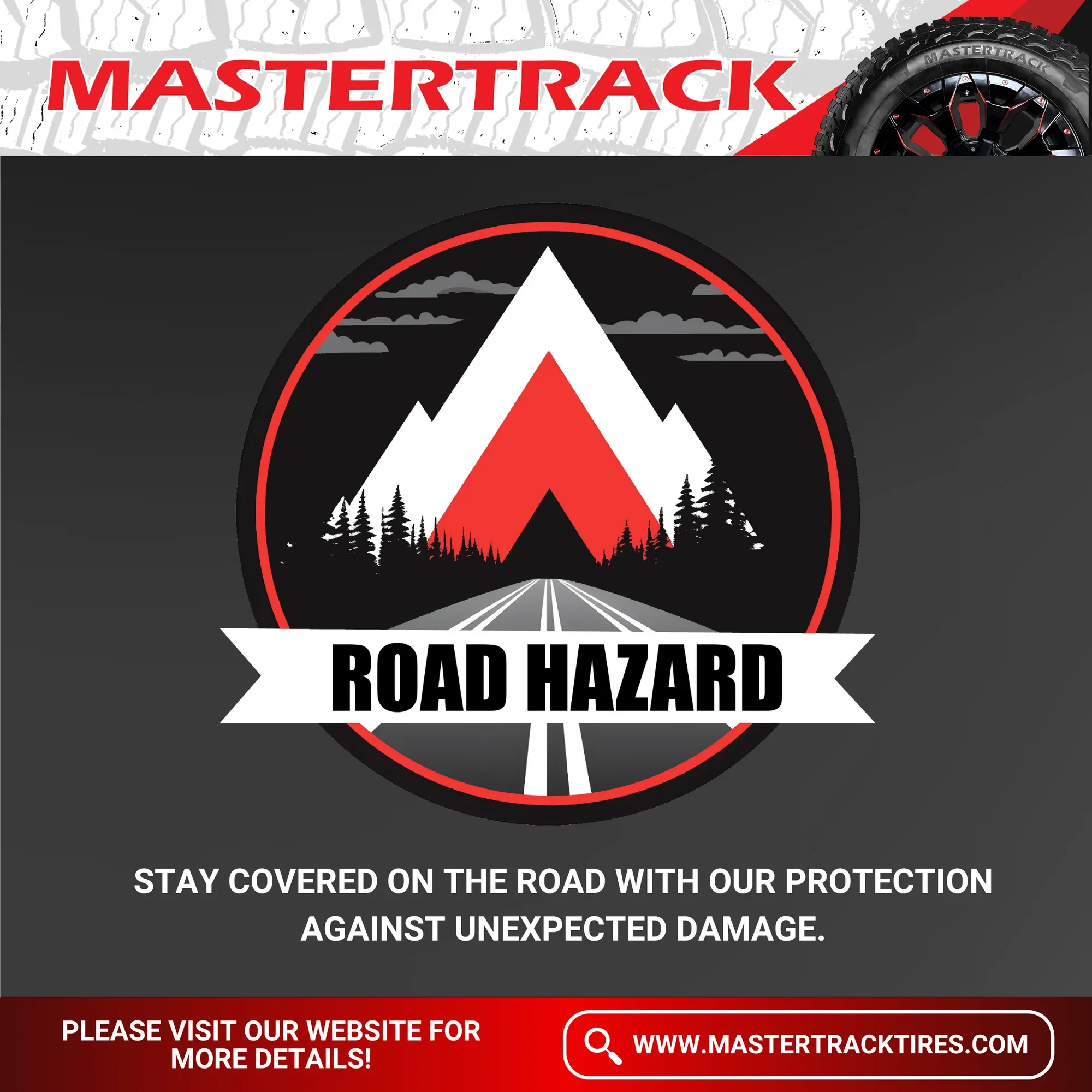 Mastertrack UN203 ST225/75R15 10 Ply 117/112N Load Range E Radial Trailer Tire - ST 225/75/15 225/75R15 (Tire Only)
